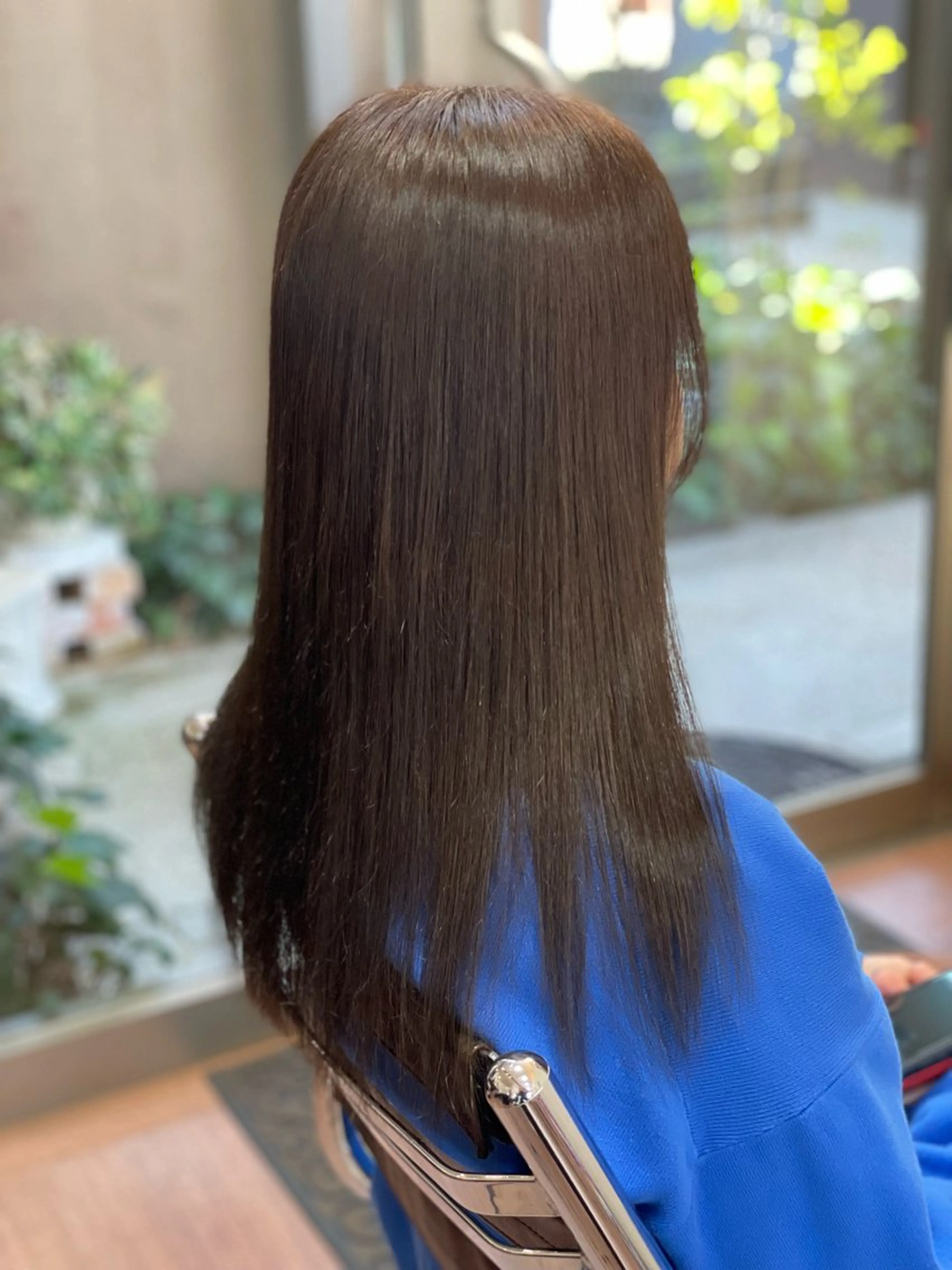 ロング カラー アッシュ アッシュブラウン ブラウンカラー 田中 美空のヘアスタイル