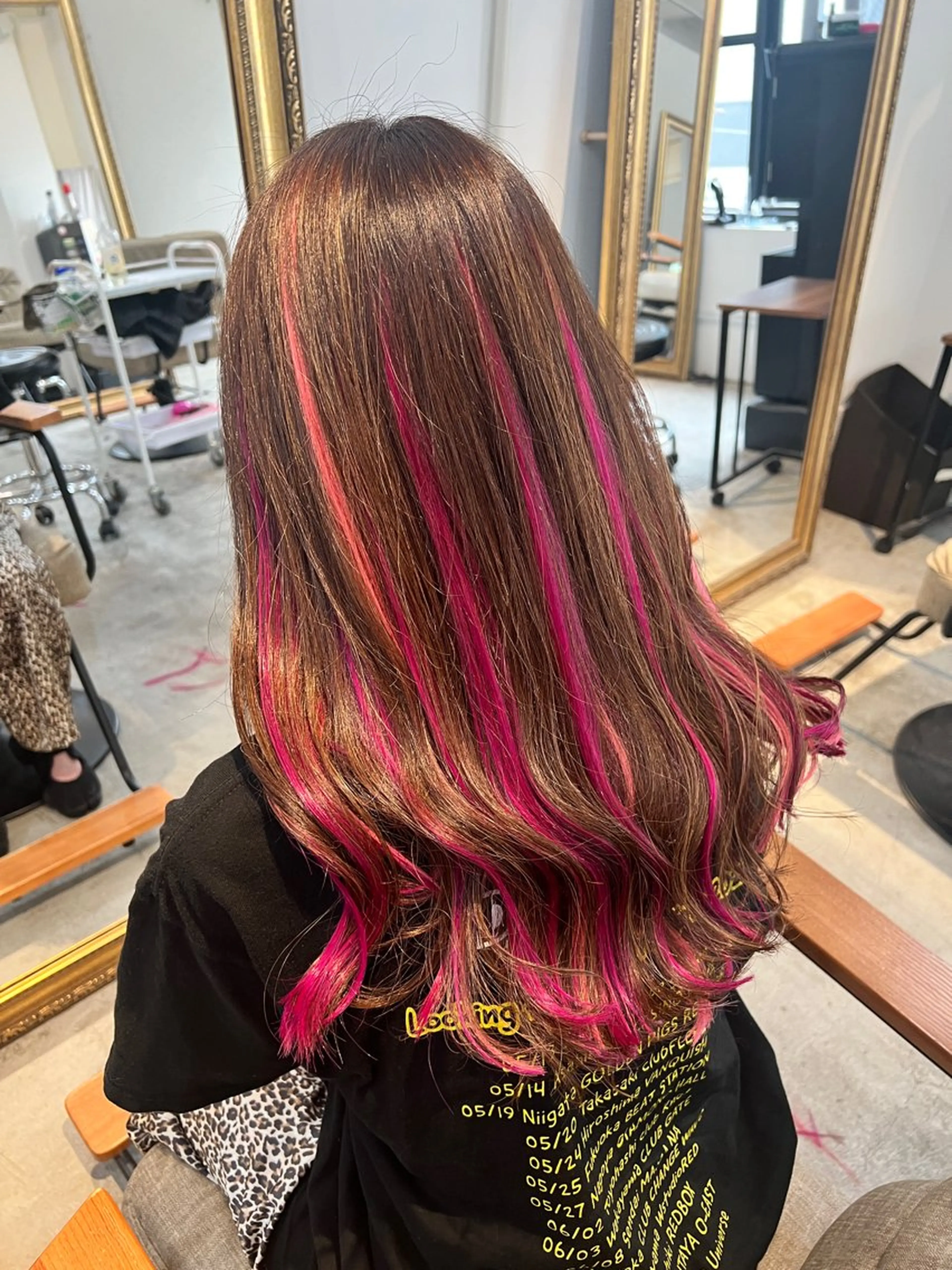 セミロング ヘアアレンジ エクステ ハイライト カット エクステ 目を惹く艶髪/髪質 改善カラー🤎ぐっちのヘアスタイル