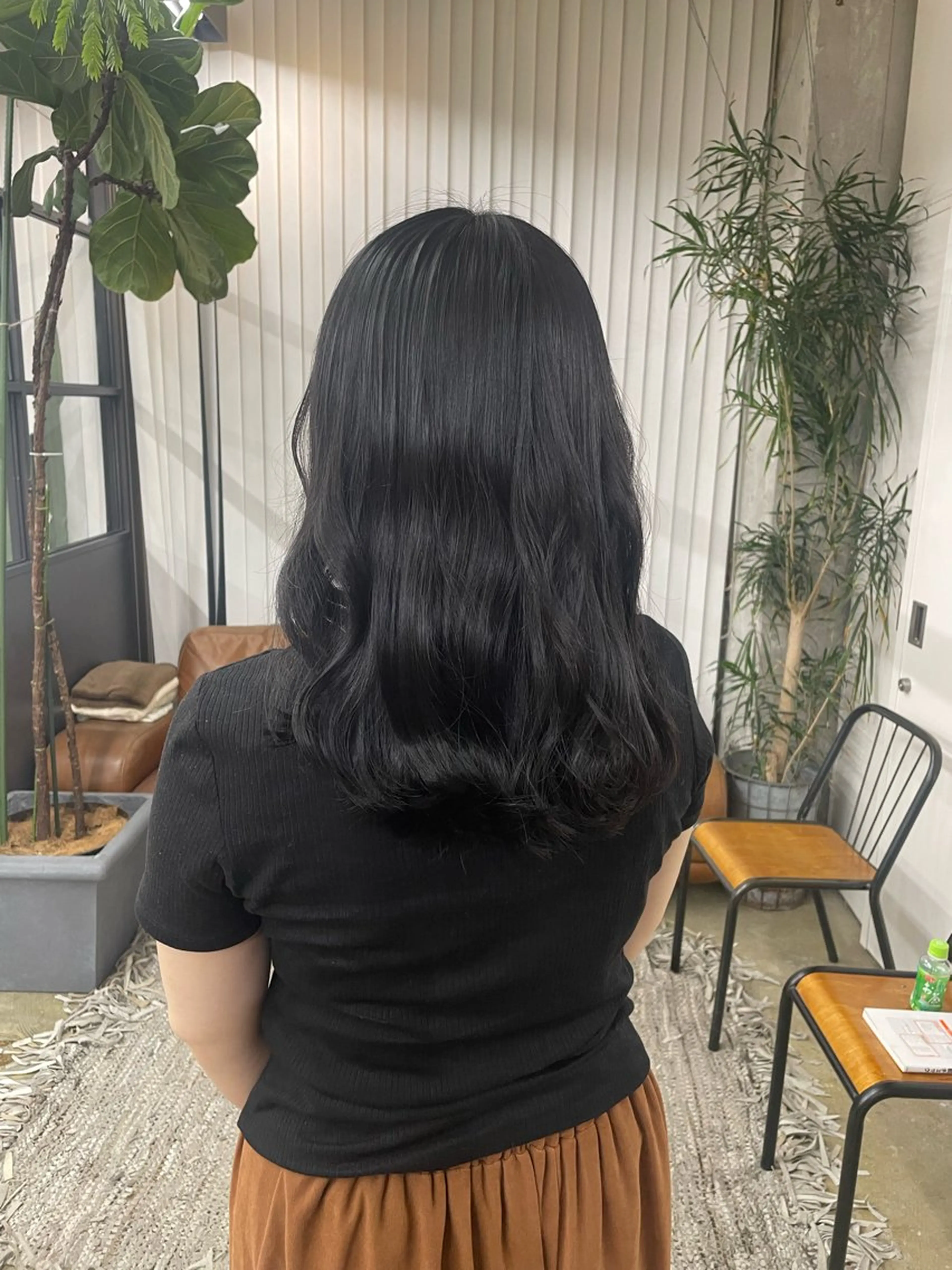 セミロング 鈴木瑛里／ブロンド ベージュ／男女のヘアスタイル