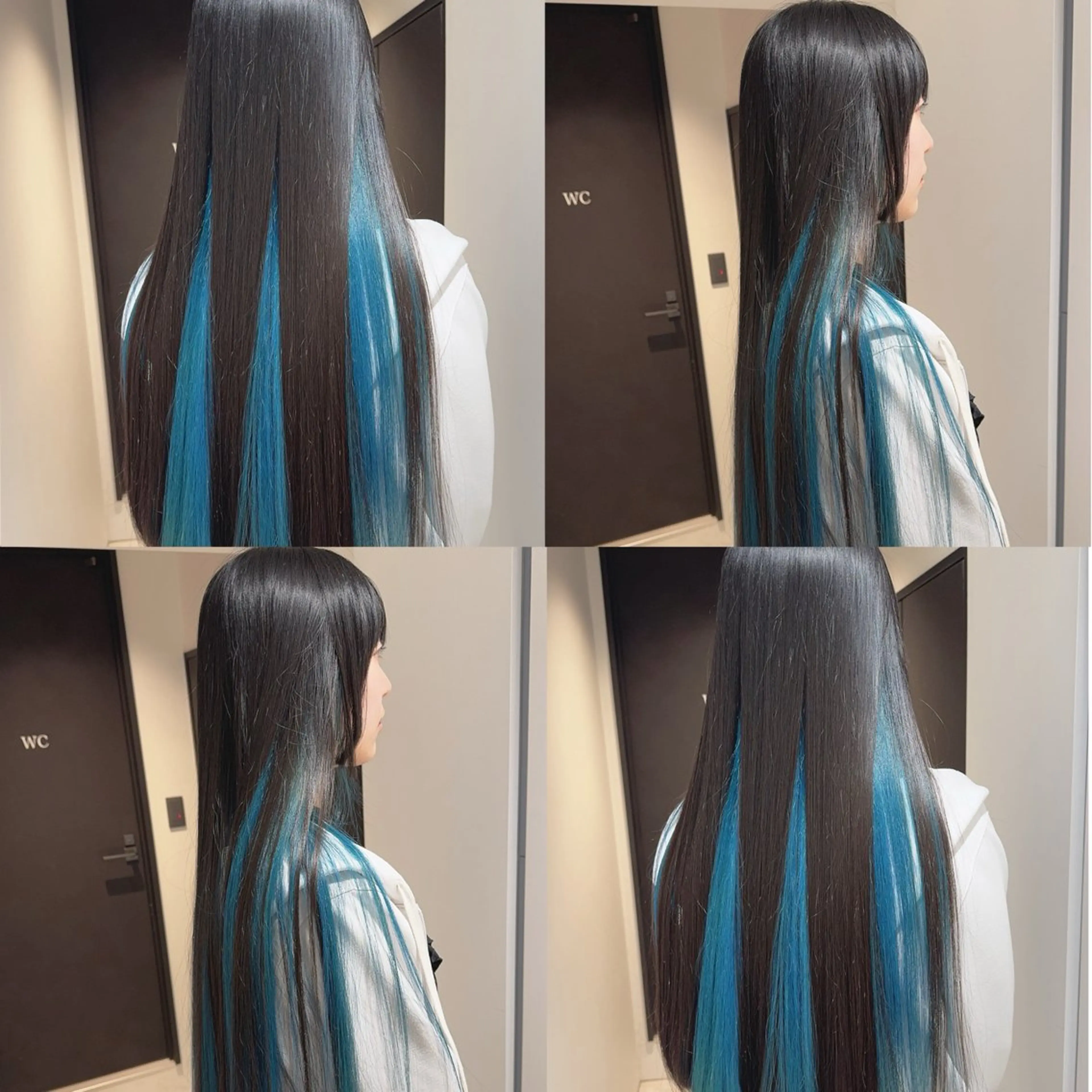 カラー ブリーチ ヘアカラー トリートメント 渋谷:インナーカラー ／🍒エリカ🍒のヘアスタイル