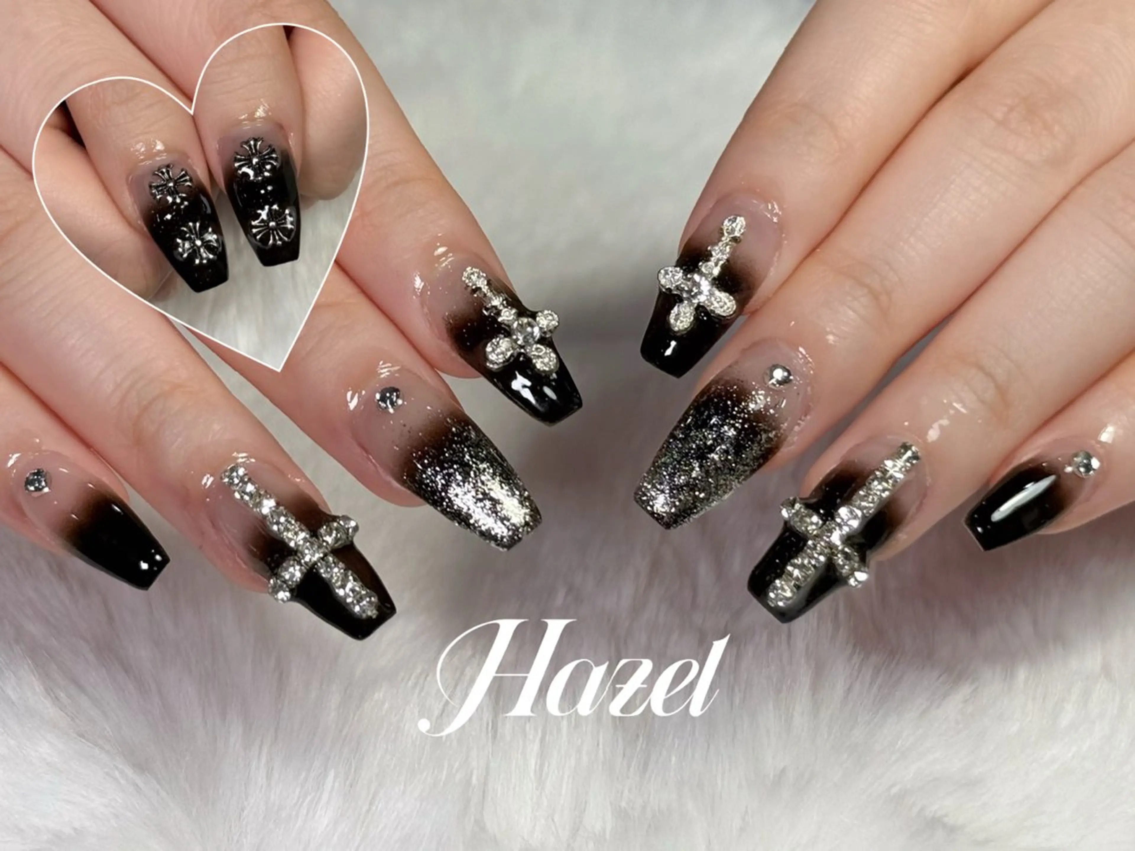 ネイル 長さ出し 持ち込み ネイルチップ ♡Hazel 吉祥寺♡のネイルデザイン