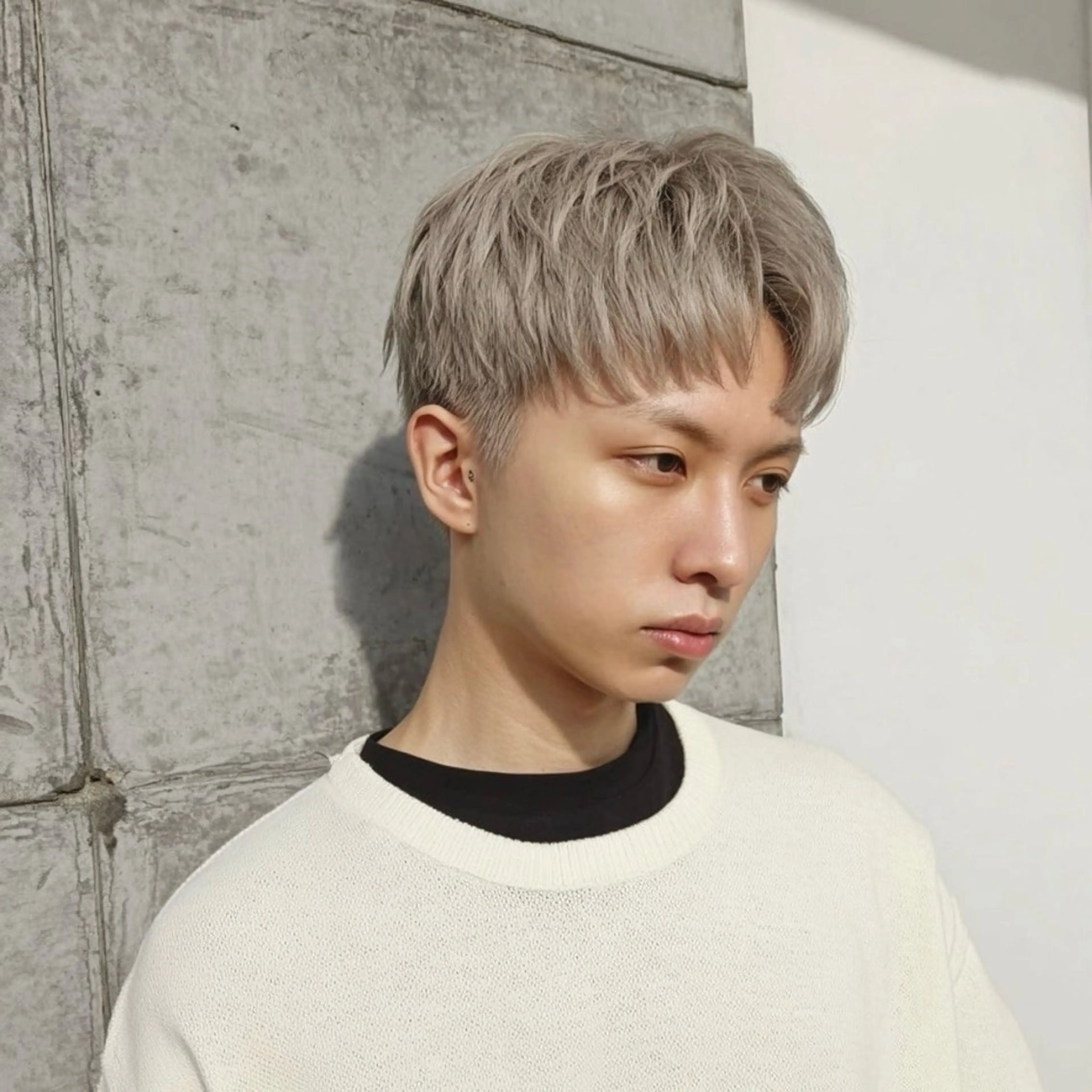 ショート メンズ カット ヘアカラー メンズ垢抜けカラーブ リーチ/RUKIのヘアスタイル