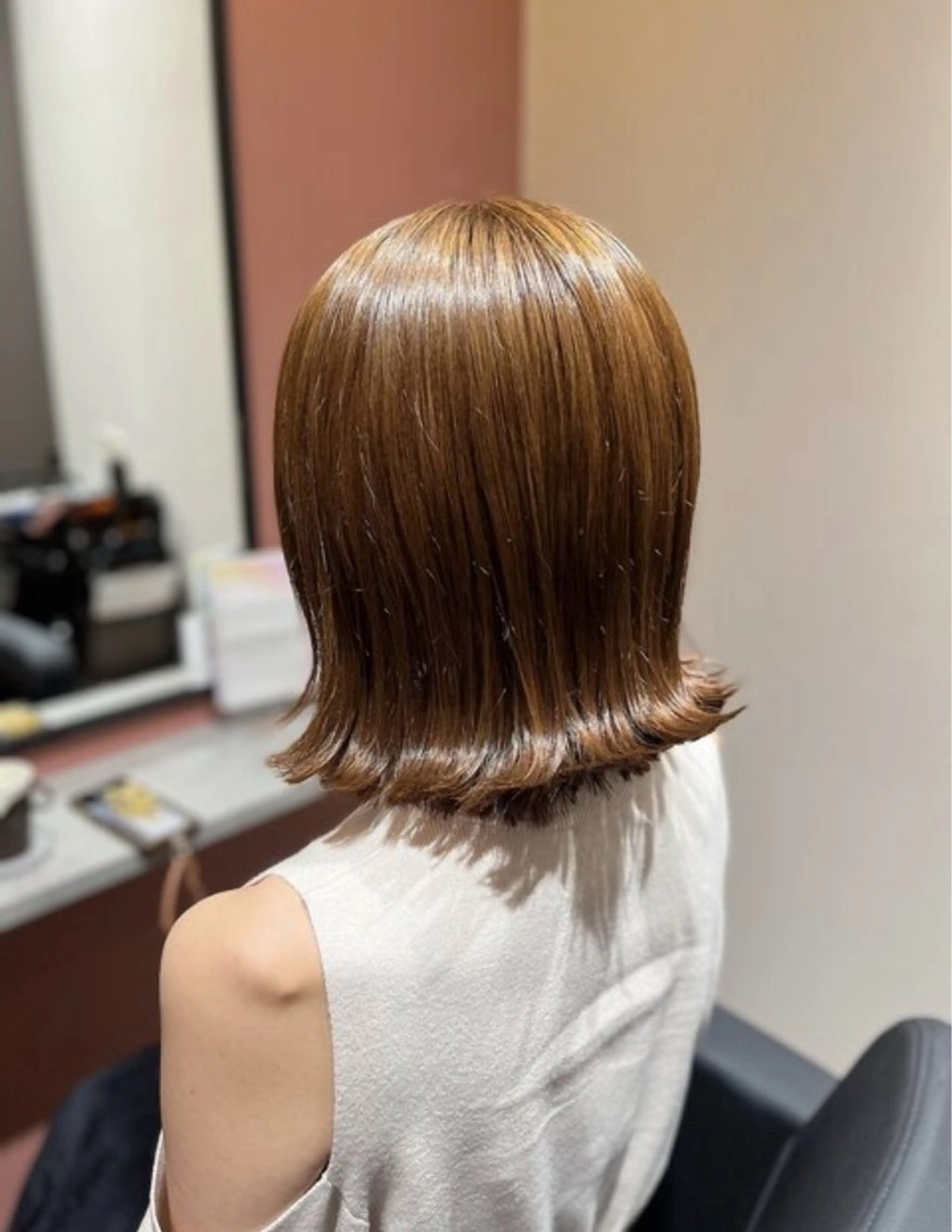 カラー ヘアカラー 梶 瑞希のヘアスタイル