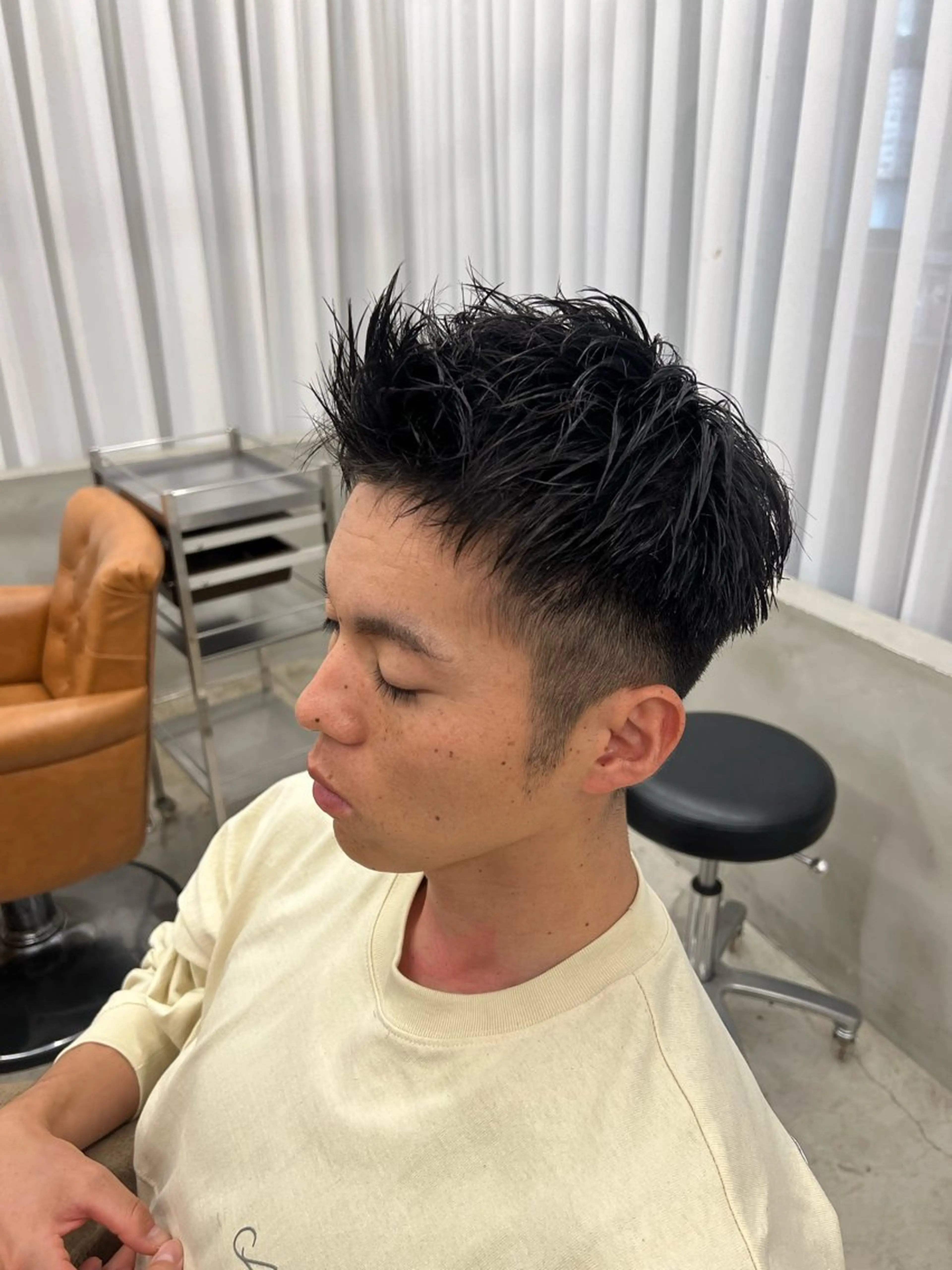 ショート カット ヘアセット 山野愛子美容室　銀座店所属・tomoメンズ特化 /パーマ/カットのヘアスタイル