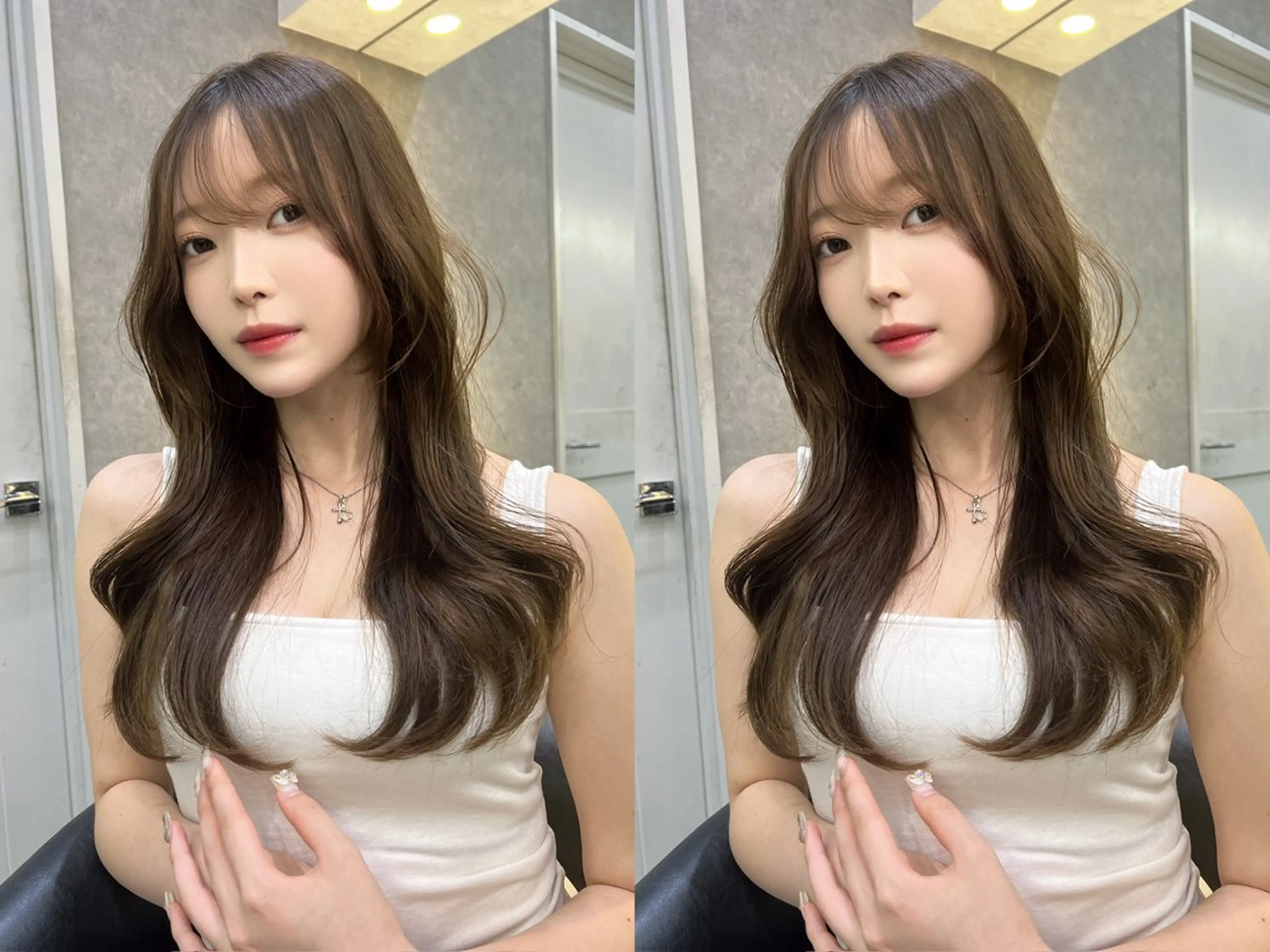ロング 池袋/韓国/レイヤー 髪質改善/村上けいとのヘアスタイル
