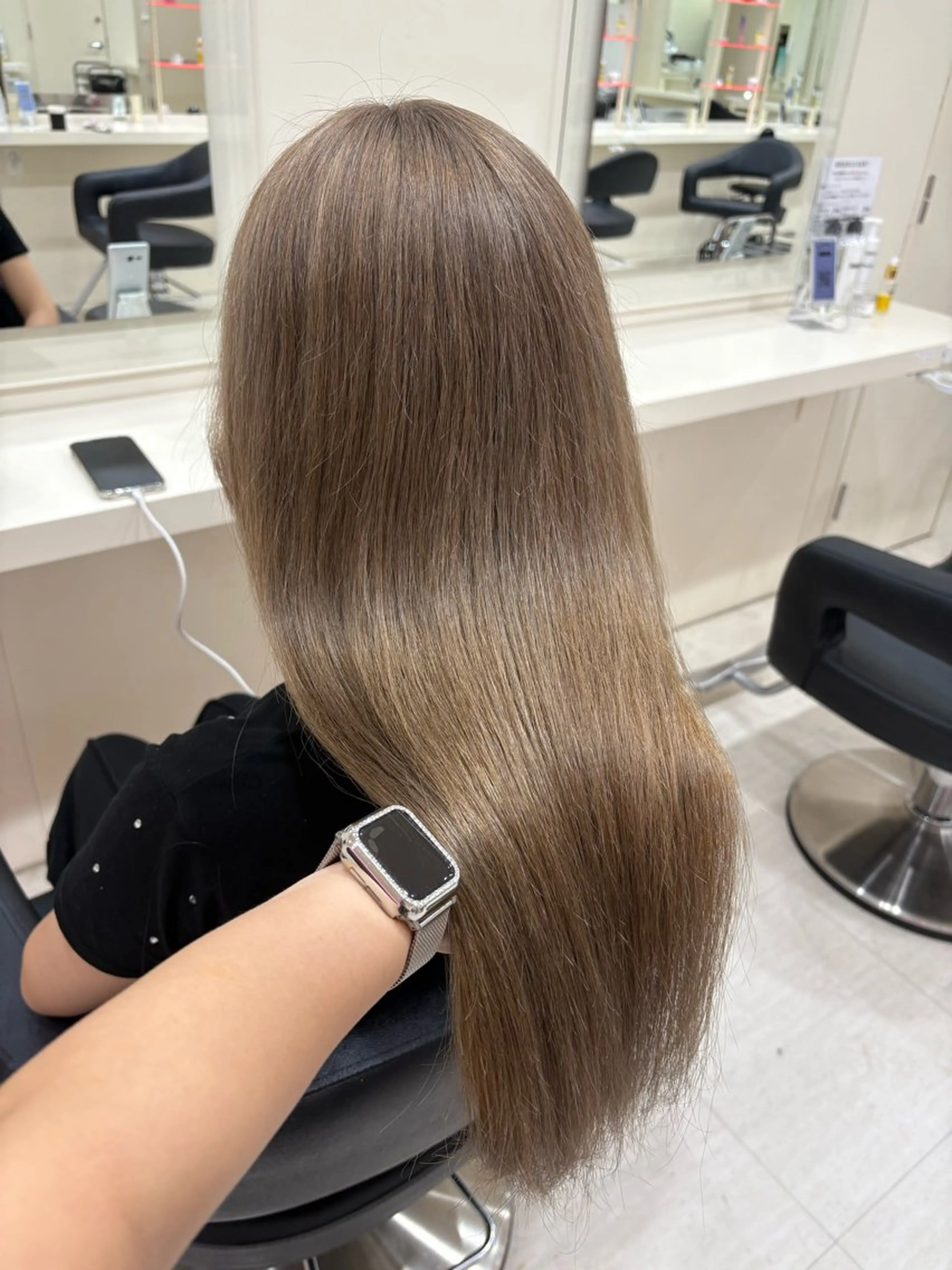 ロング カラー ヘアアレンジ ヘアカラー 💟RINNA 艶カラー💟のヘアスタイル