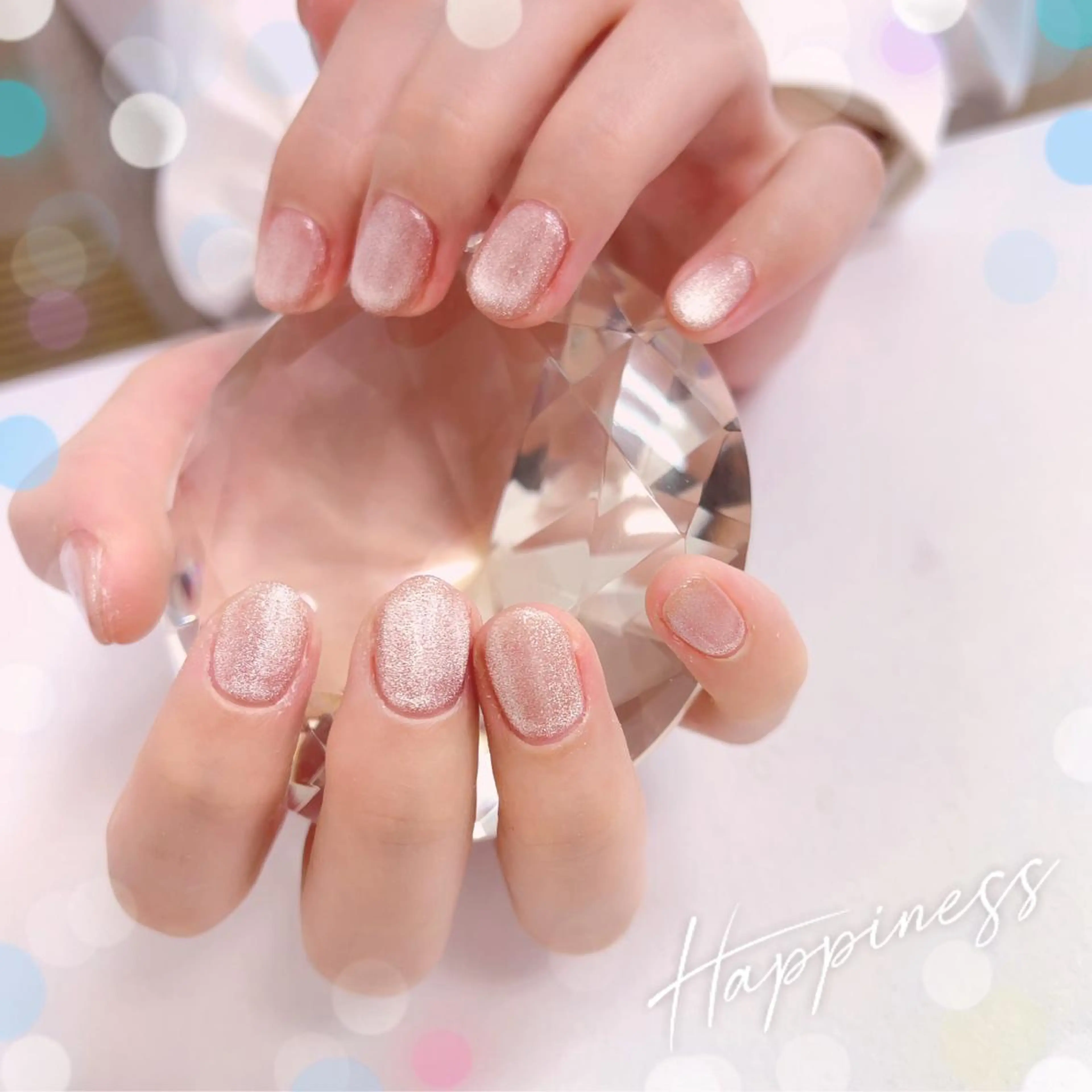 【💙大人気メニュー💙】【オフ無し】マグネットorミラーネイル　6800円　フットの場合＋1000円の写真