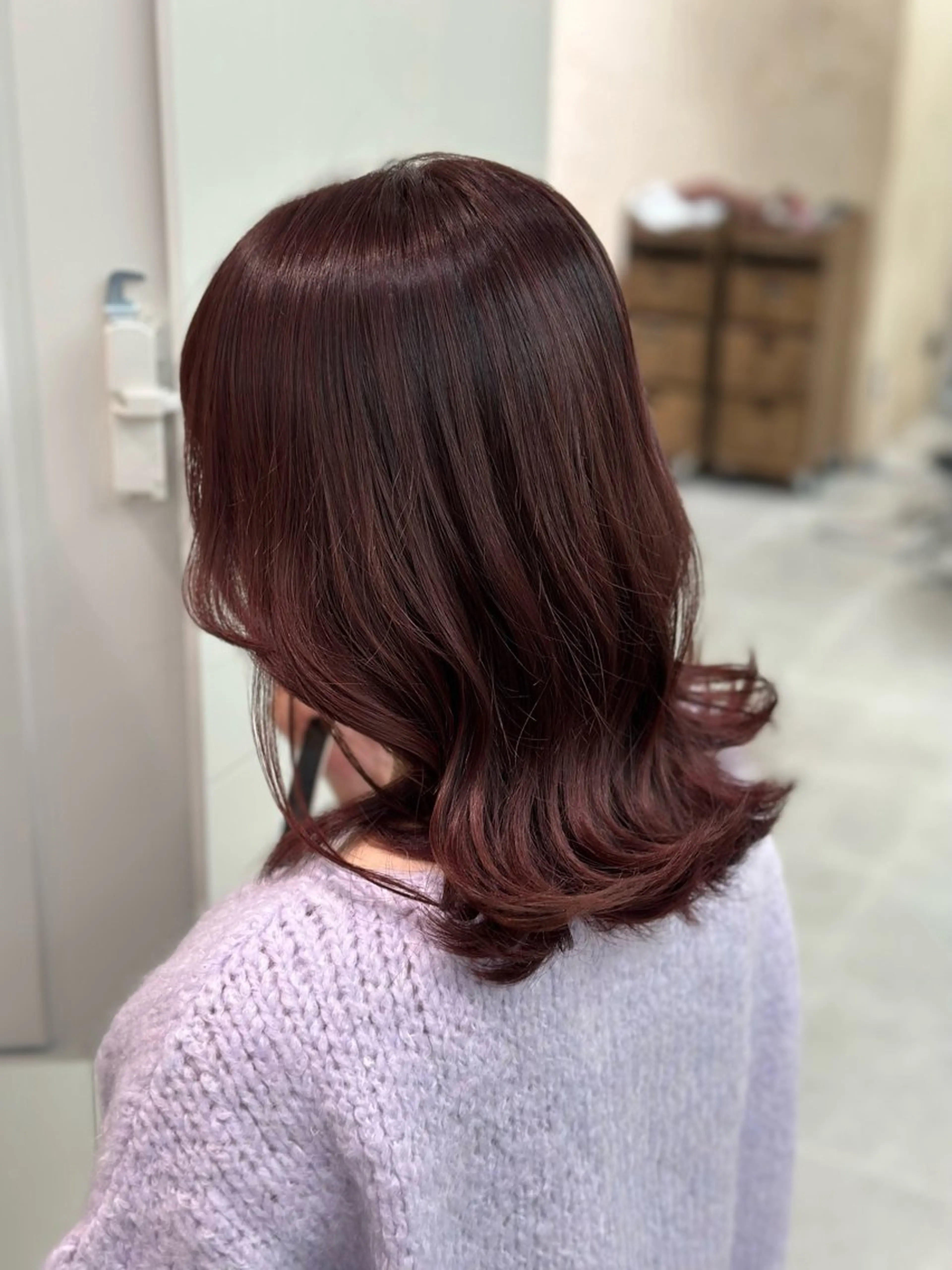 ミディアム カラー 🤍透明感カラー🤍 Moeのヘアスタイル