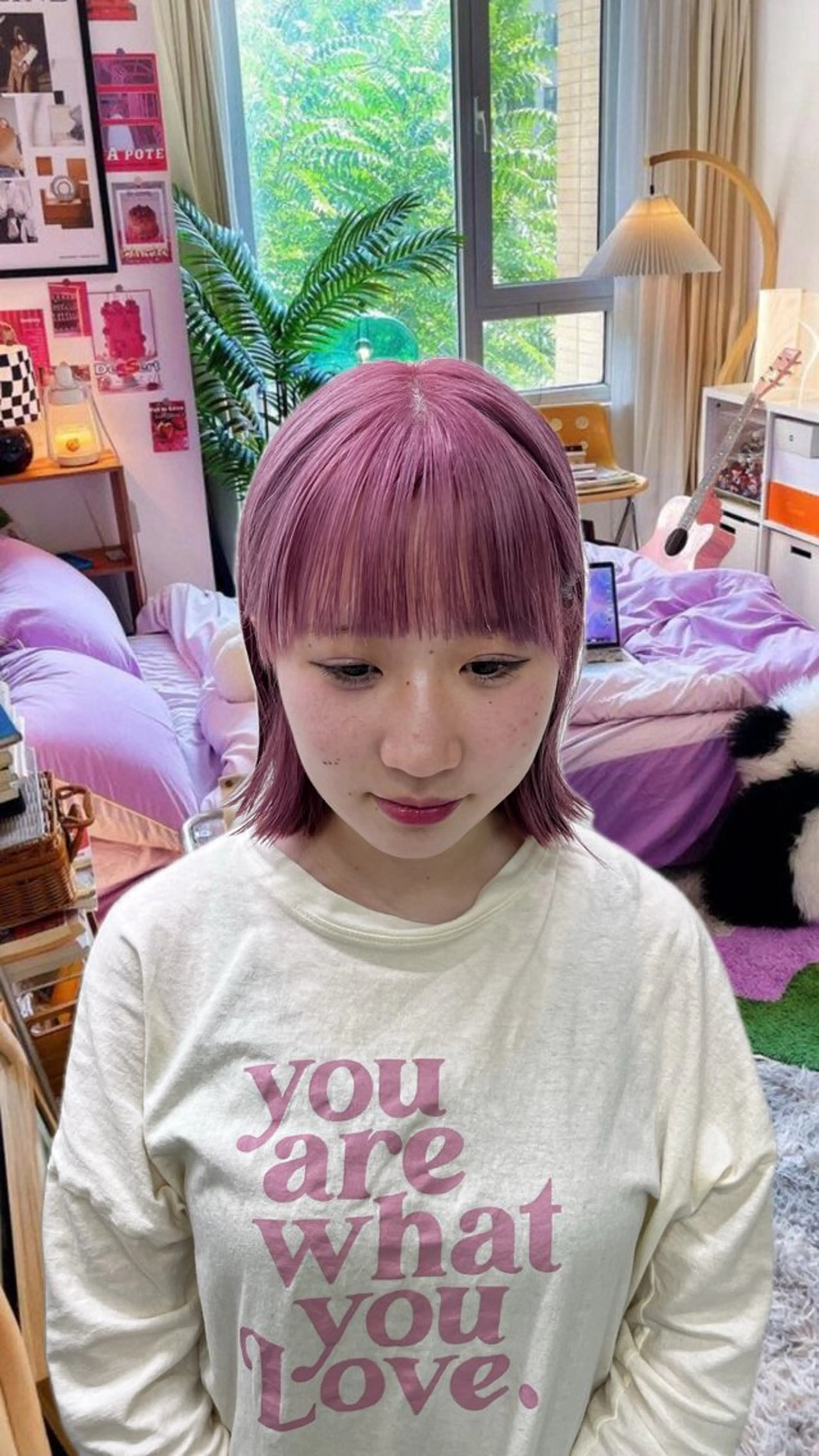 カラー ブリーチ/デザイン SAKUのヘアスタイル