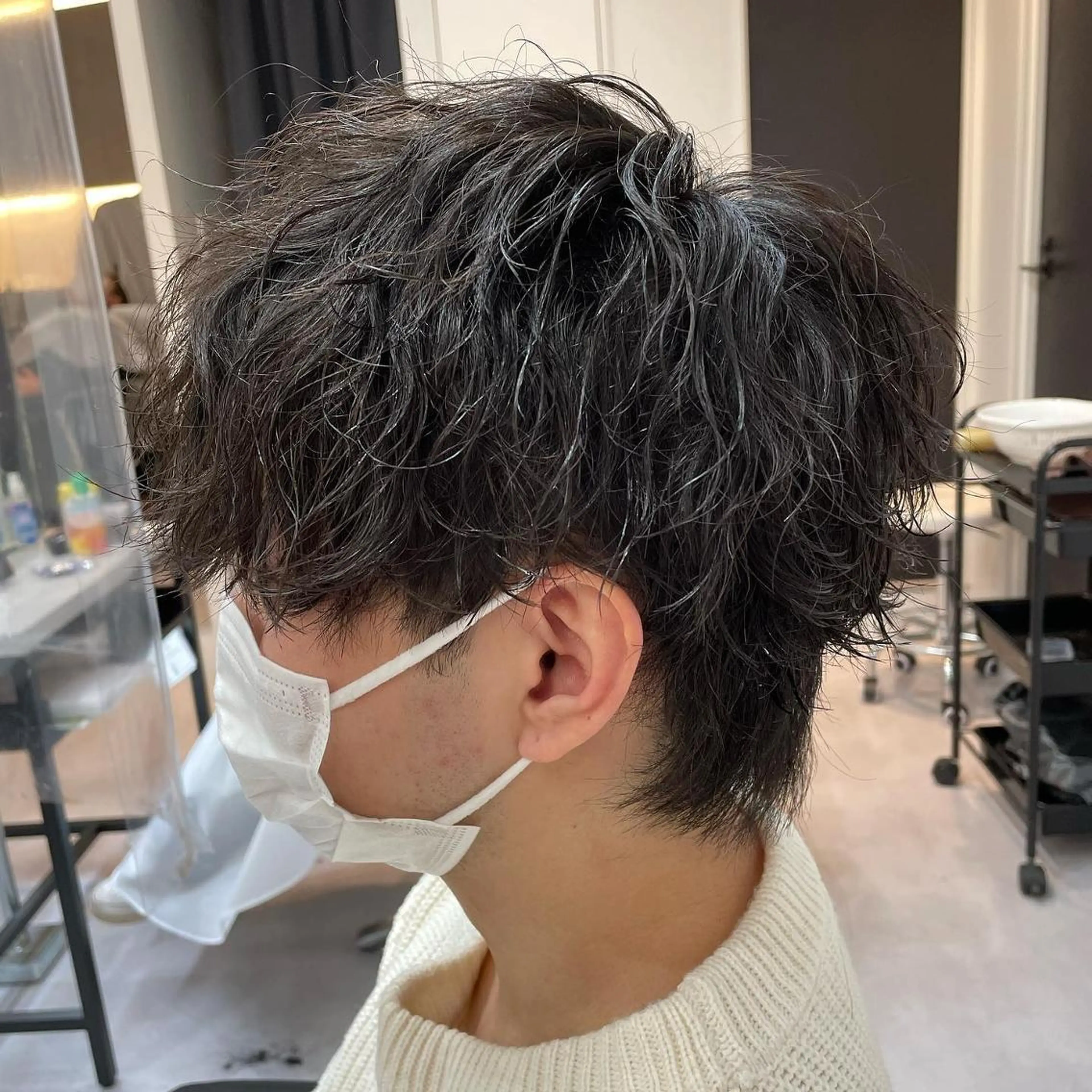 ショート 髪質改善× ハイライト溝江のヘアスタイル