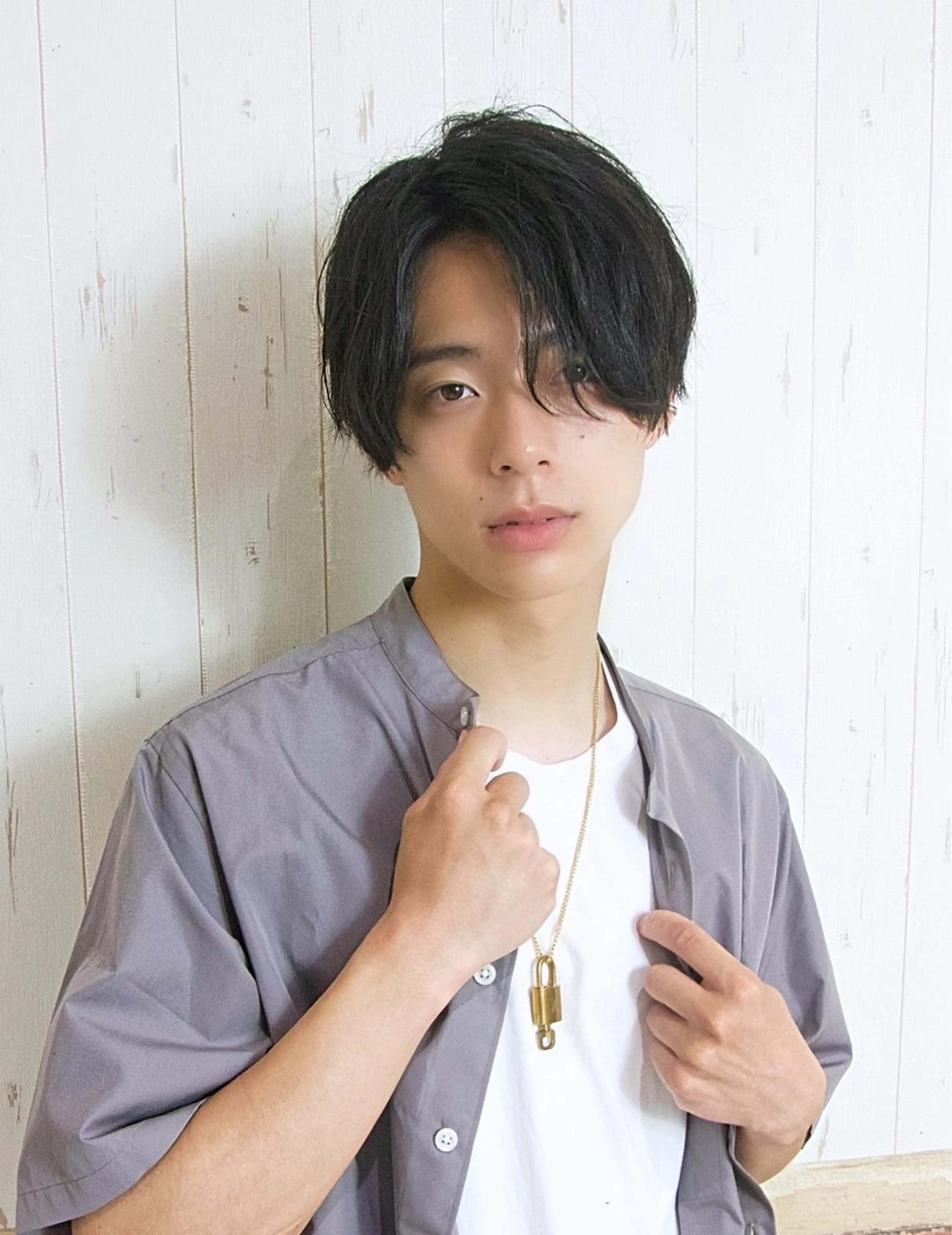 ショート メンズ センターパート 💈メンズ特化 菊地優翔💈のヘアスタイル