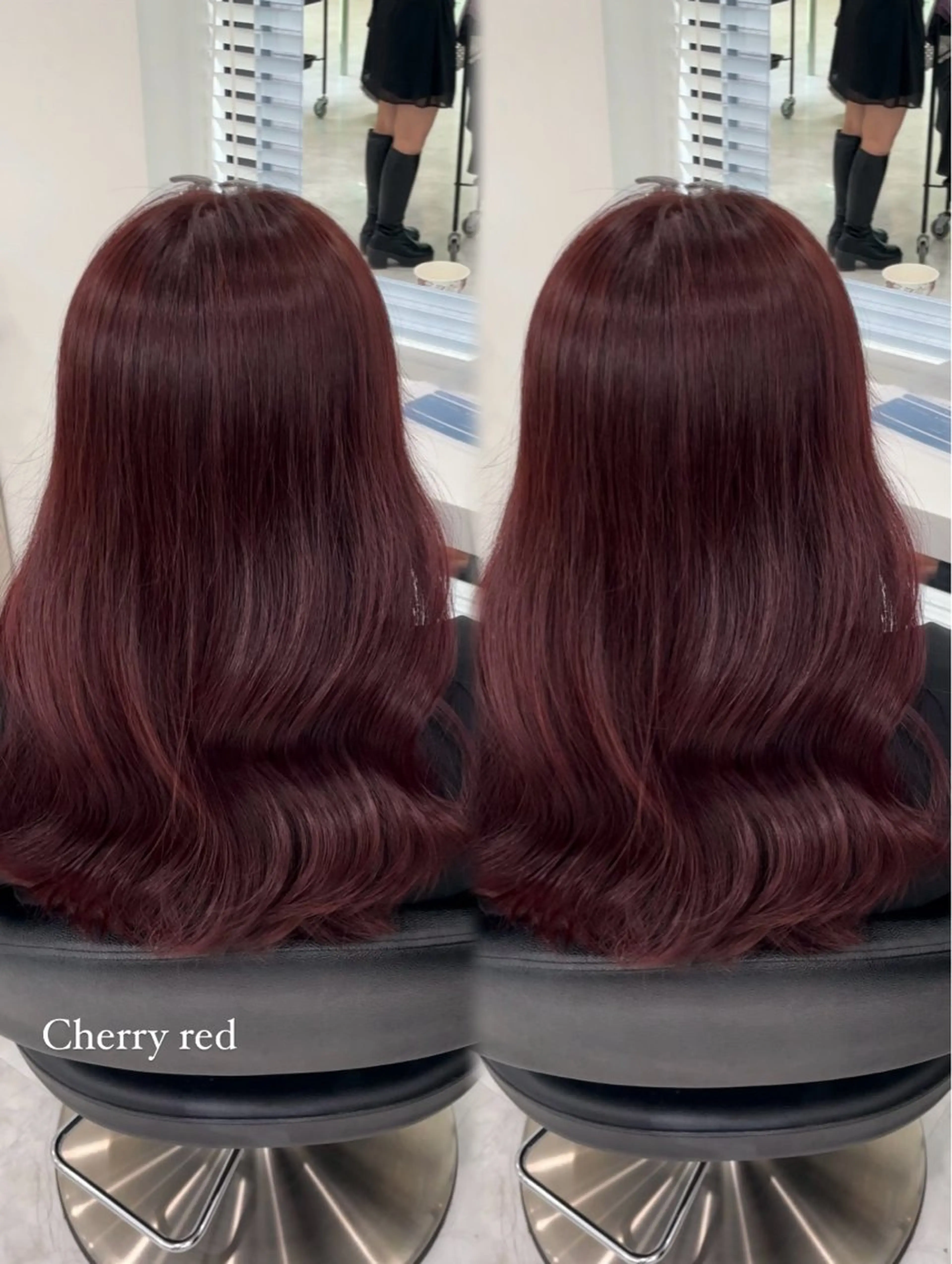 セミロング カラー ヘアカラー トリートメント Ella所属・nana【艶髪】/ レイヤー/縮毛矯正のヘアスタイル