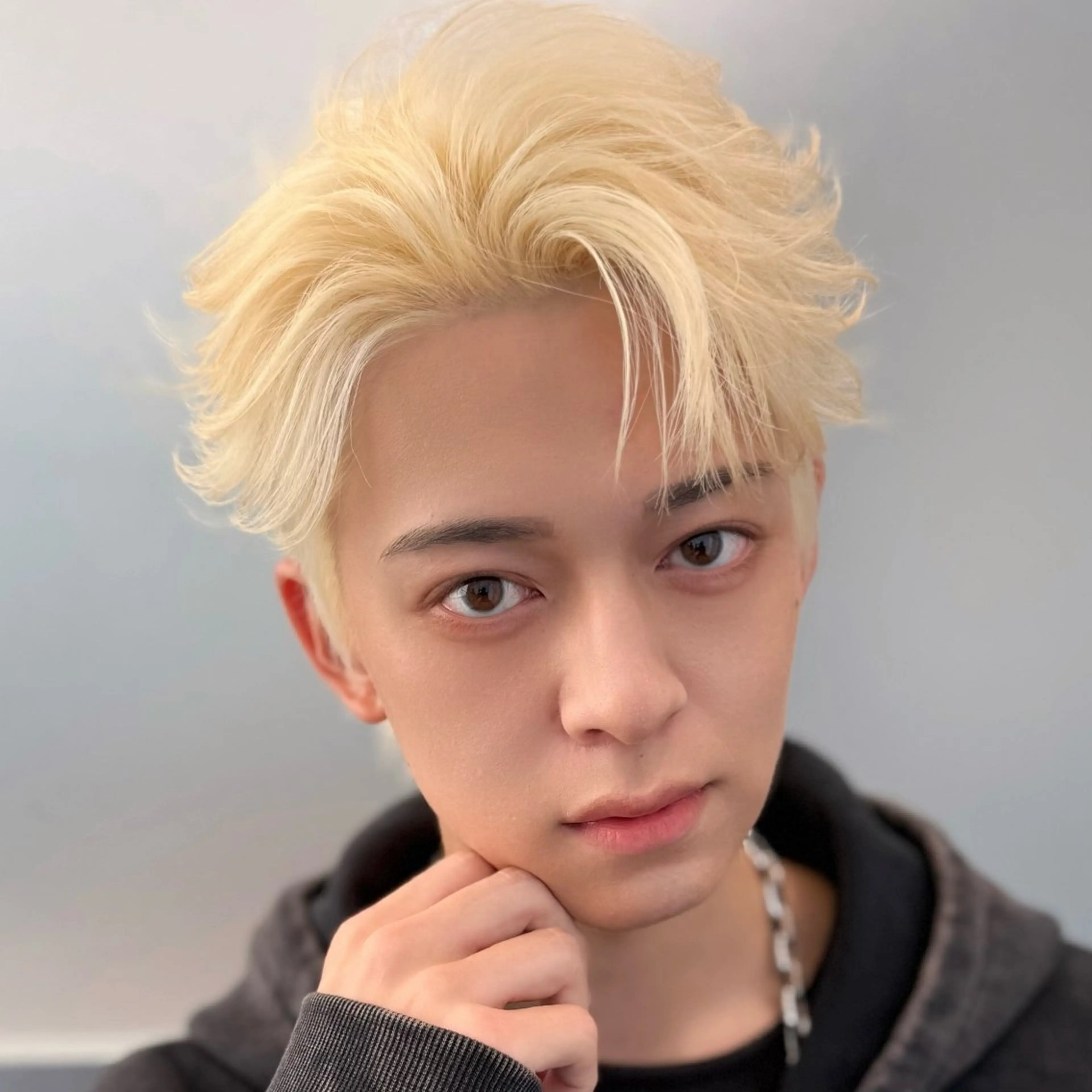 ミディアム カラー メンズ メンズZina代表 田端 麗治のヘアスタイル