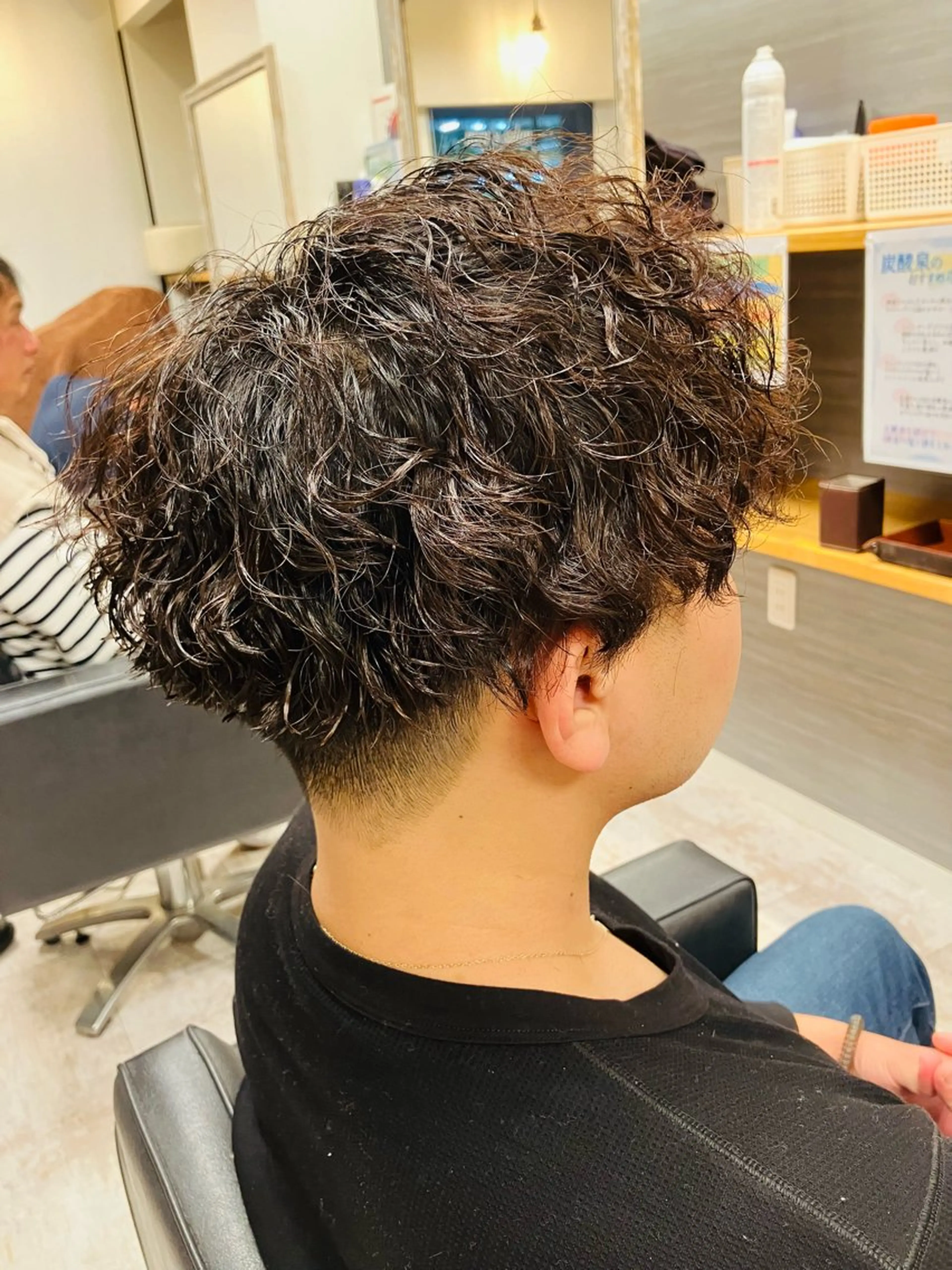 パーマ メンズ カット パーマ メンズ特化/パーマ/ フェードWATARUのヘアスタイル