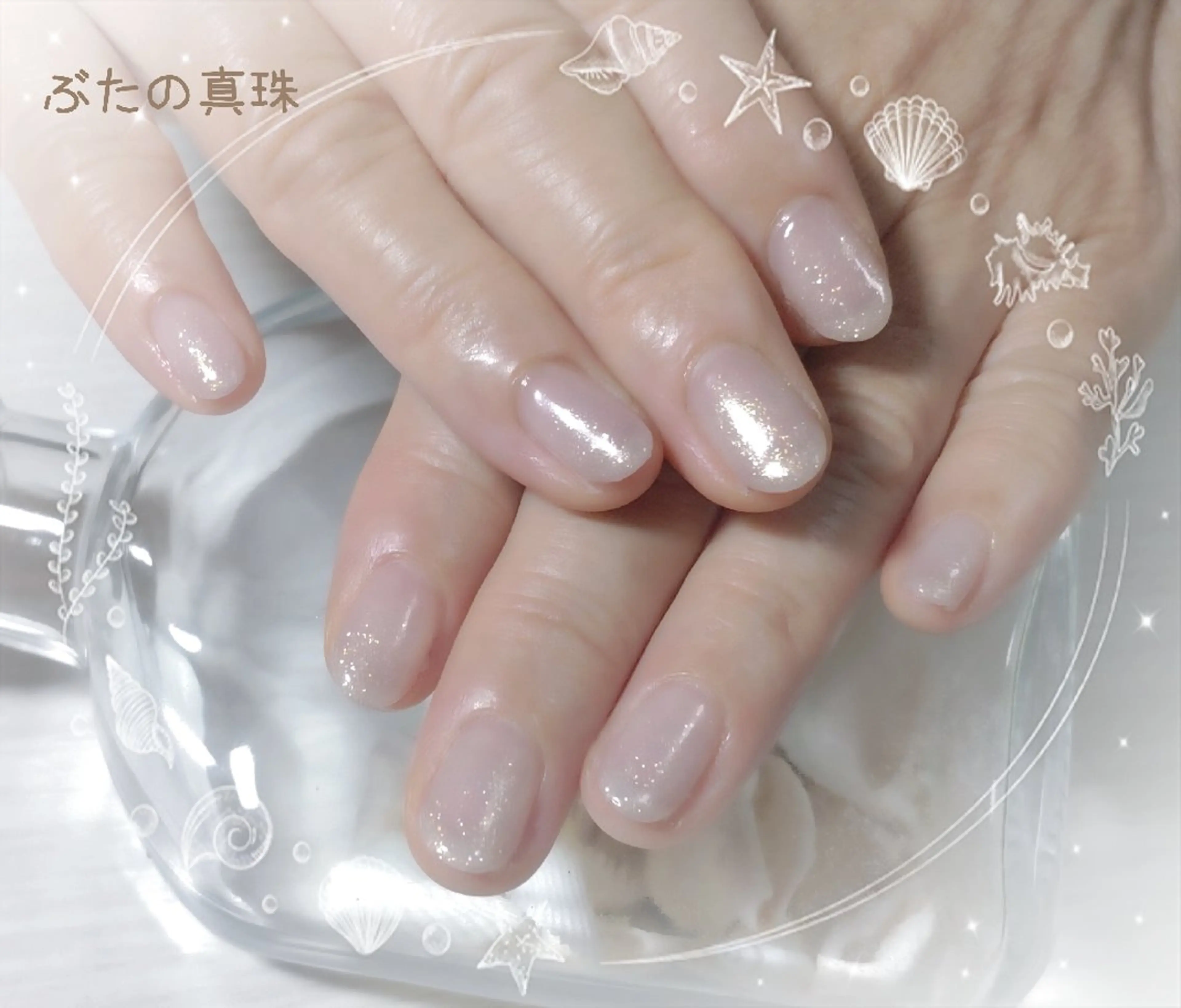 ネイル グラデーション ハンドネイル 林 珠里のネイルデザイン