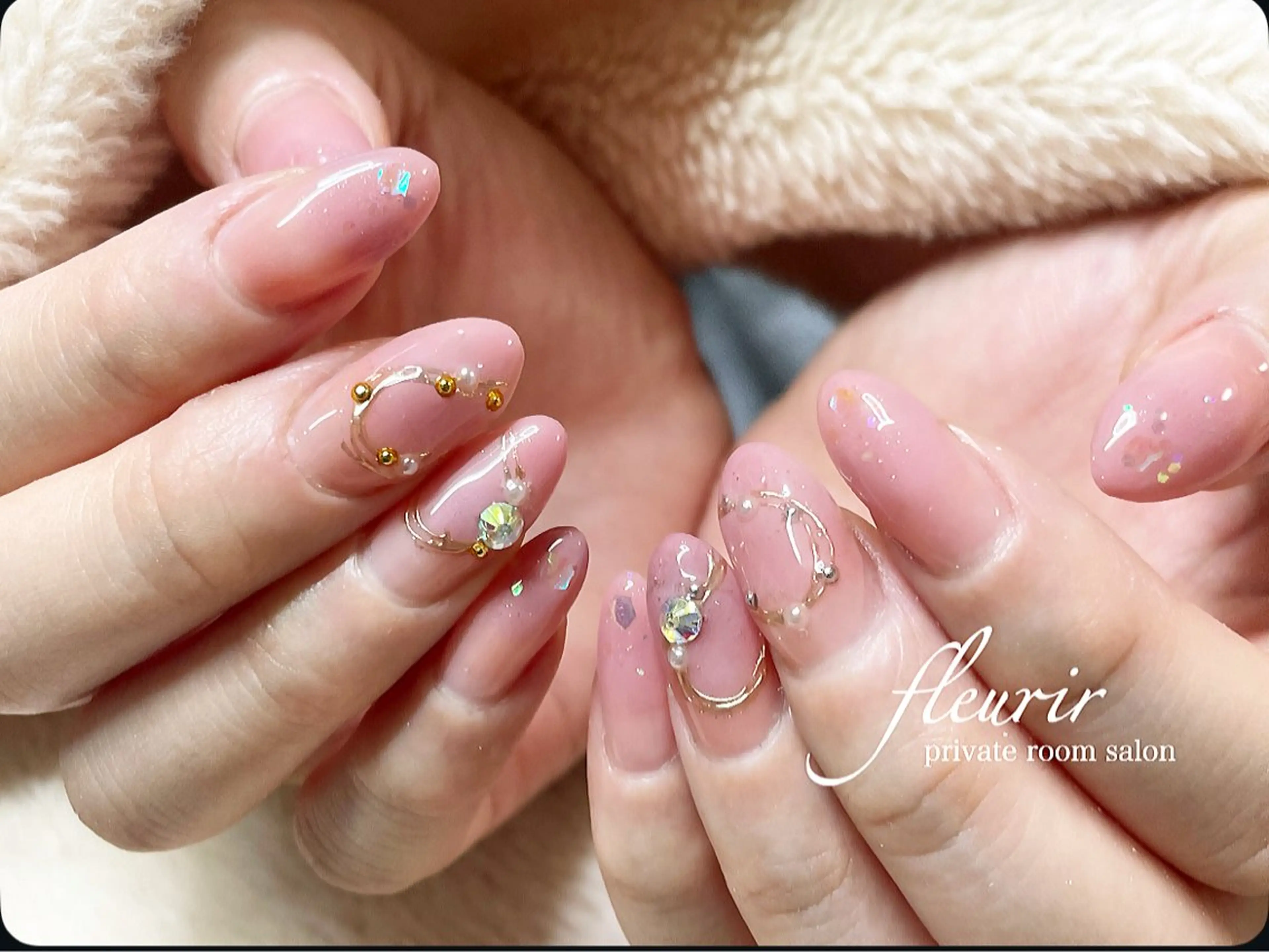 ネイル ハンドネイル フルリール 【プライベートサロンのネイルデザイン