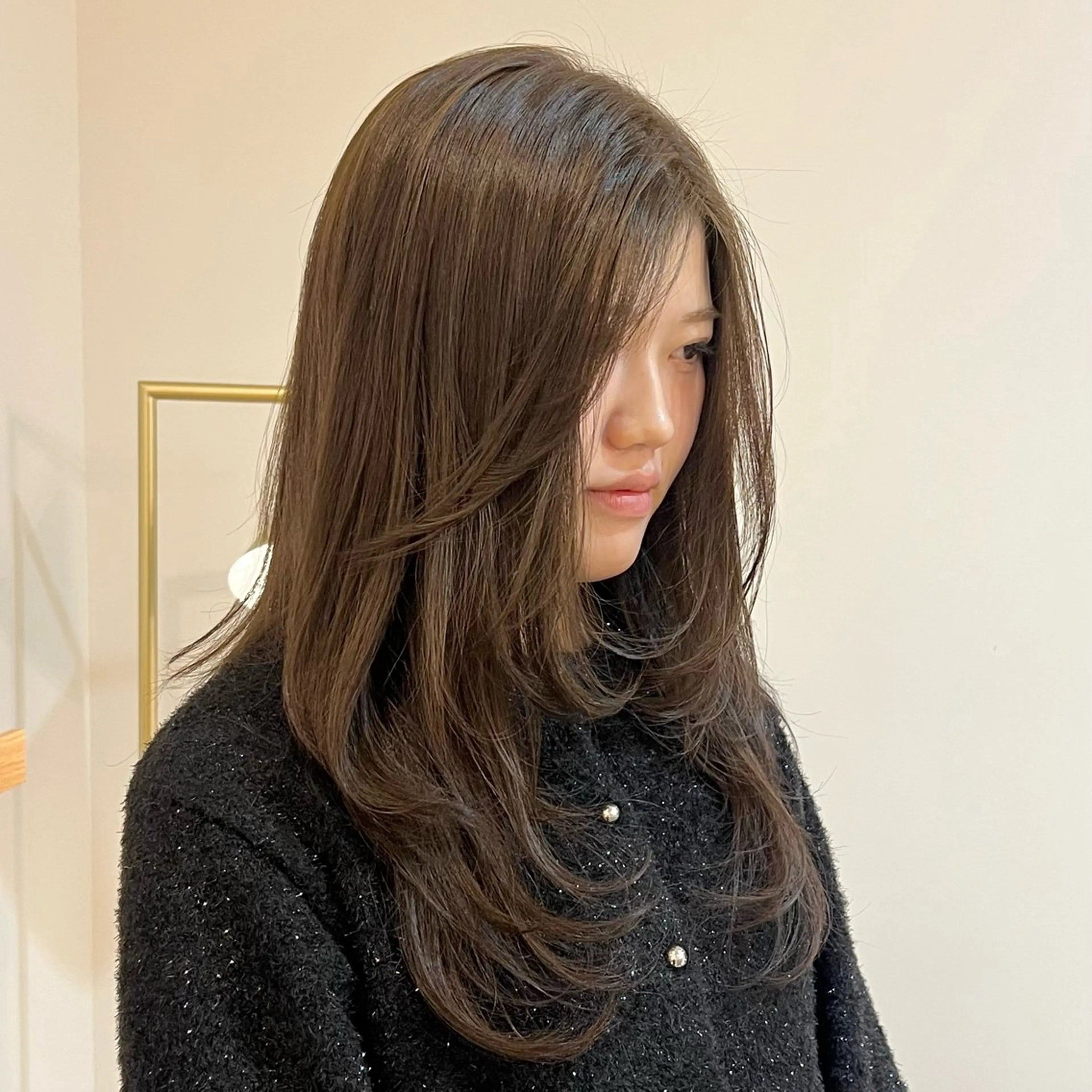 ロング カラー ベージュカラー ブリーチ 透明感カラー ダブルカラー グレージュ ヘアカラー 艶カラー/透明感 /ヒグチアオイのヘアスタイル