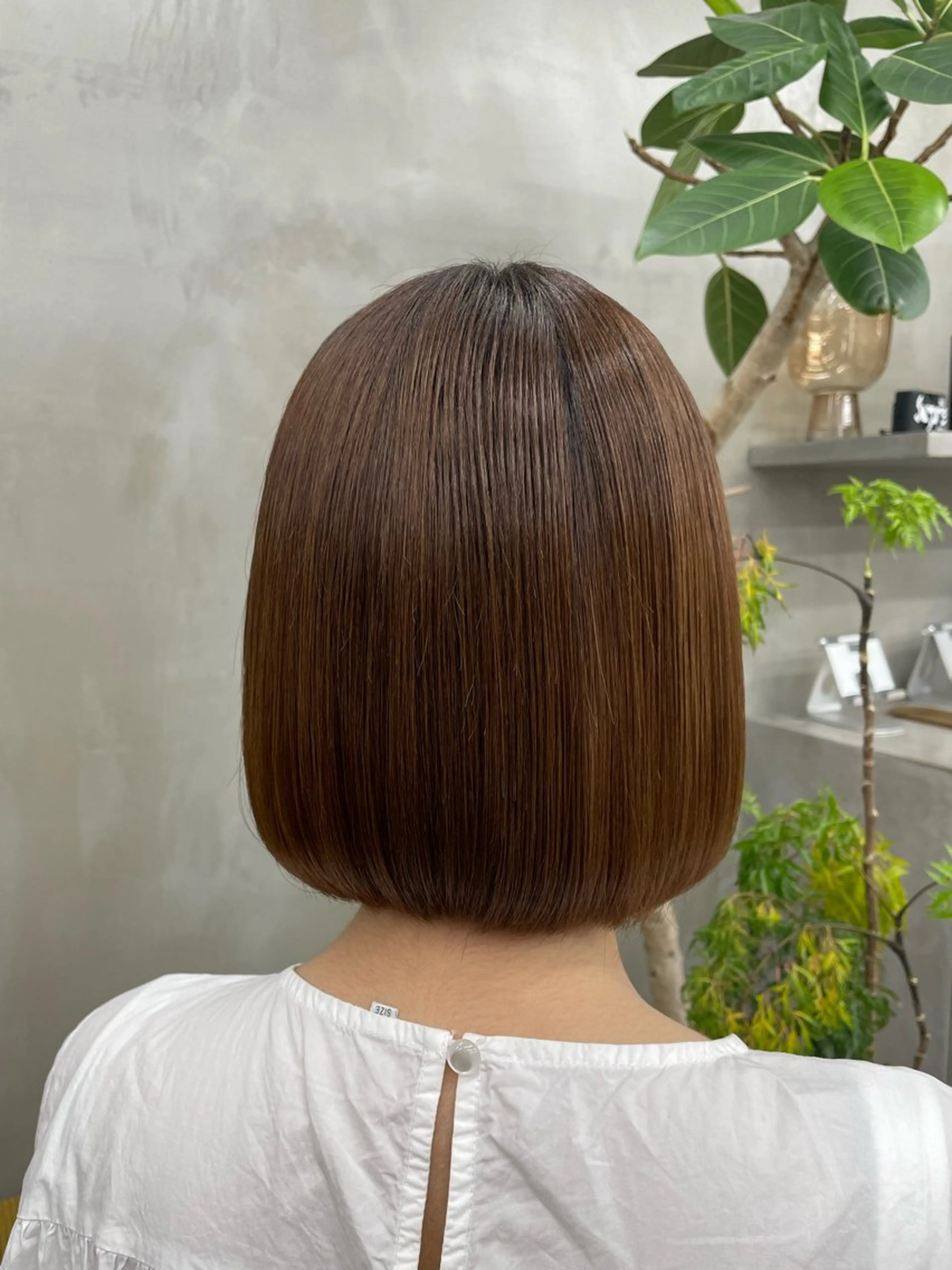 ショート 縮毛矯正 🫧ほのか /透明感カラー🫧のヘアスタイル