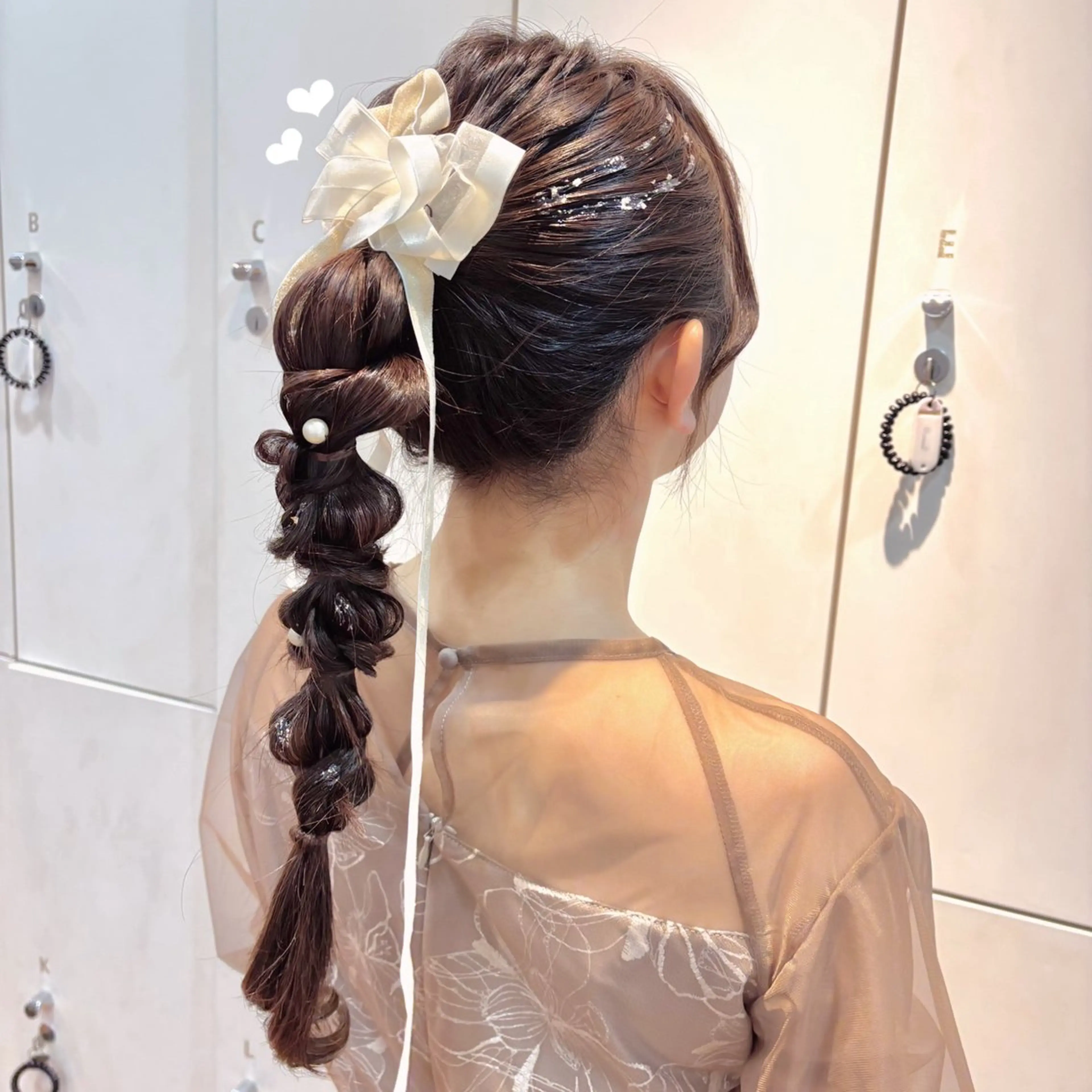 ロング ヘアアレンジ ヘアセット 絶対可愛い宣言💝横 浜エクステみさき🪄のヘアスタイル