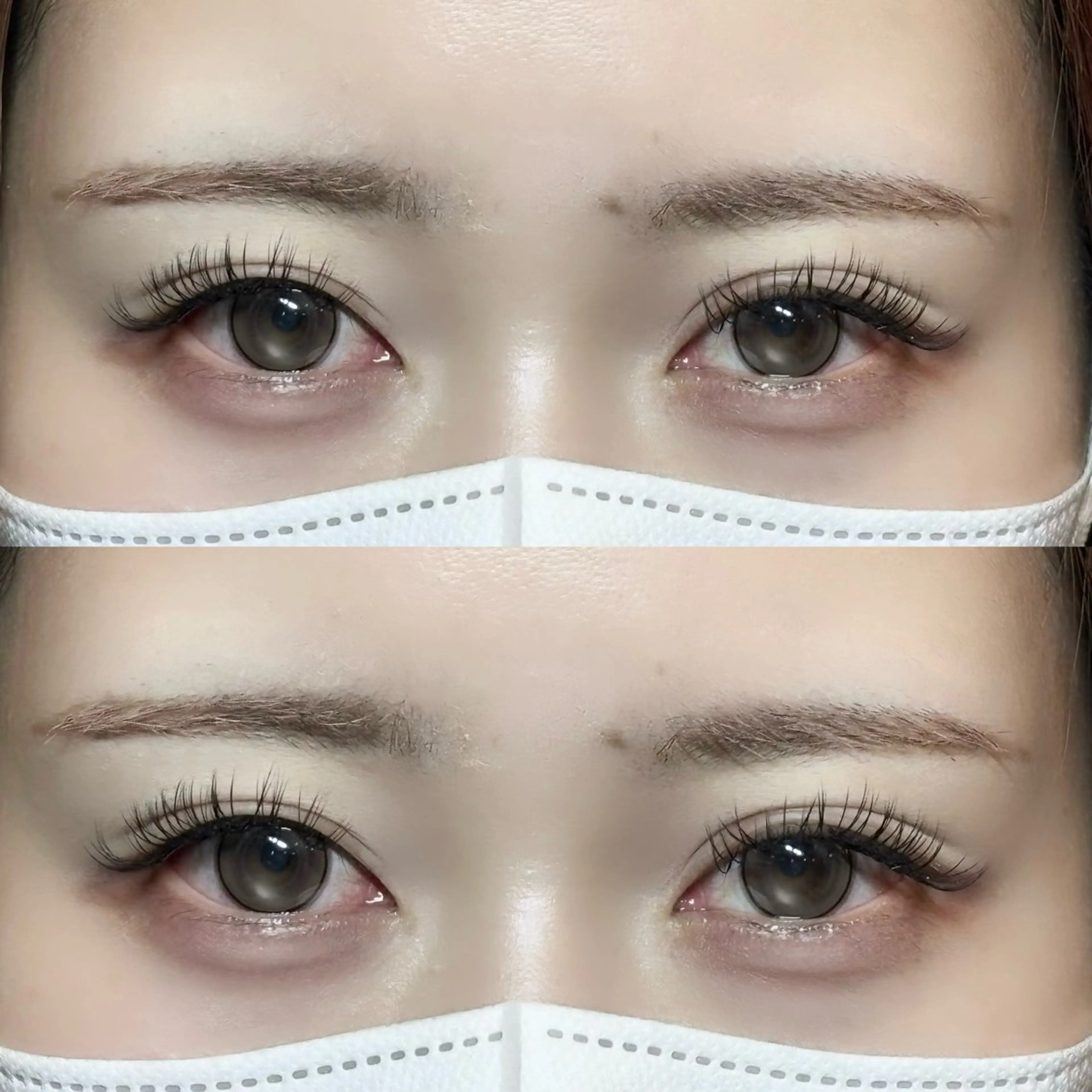 ダブルフラットラッシュ80束(160本)⚠️オフありの場合は施術時間+30分と別途600円頂きます。の写真