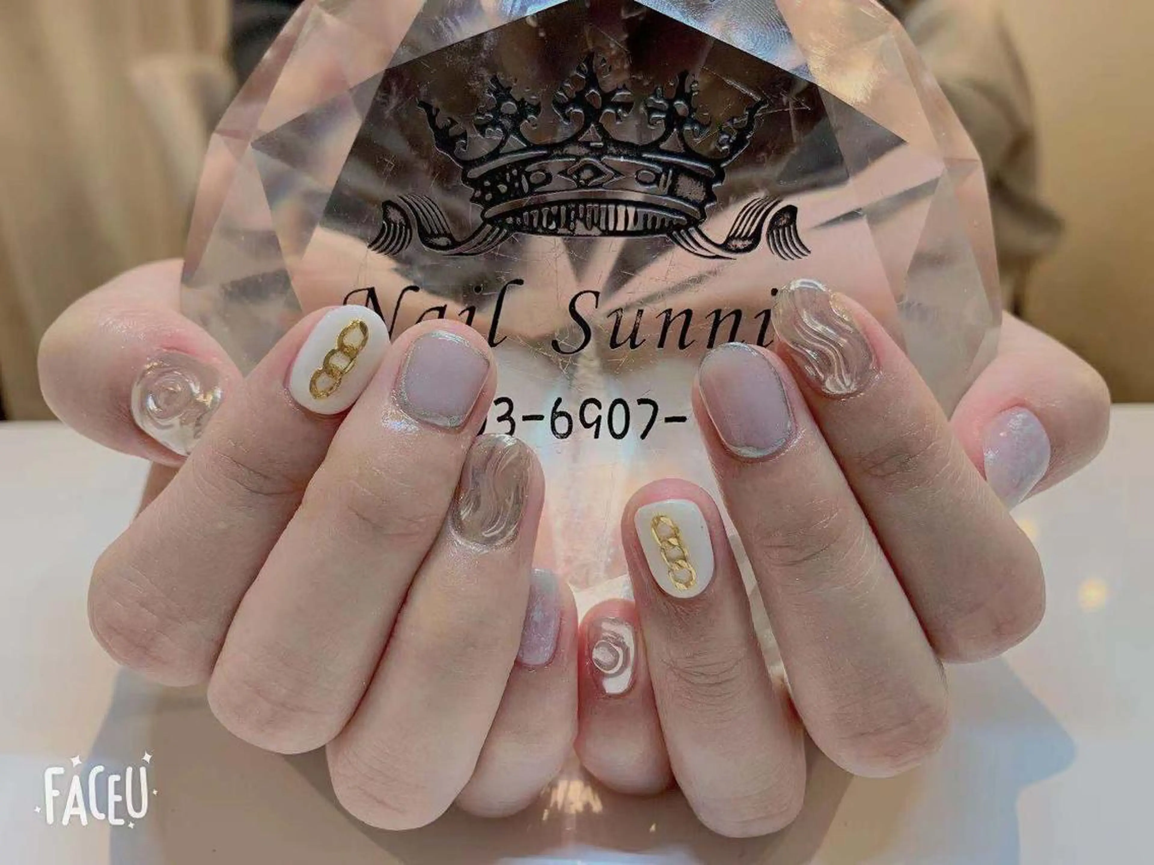 ネイル 長さだし専門店 M2　rikaのネイルデザイン