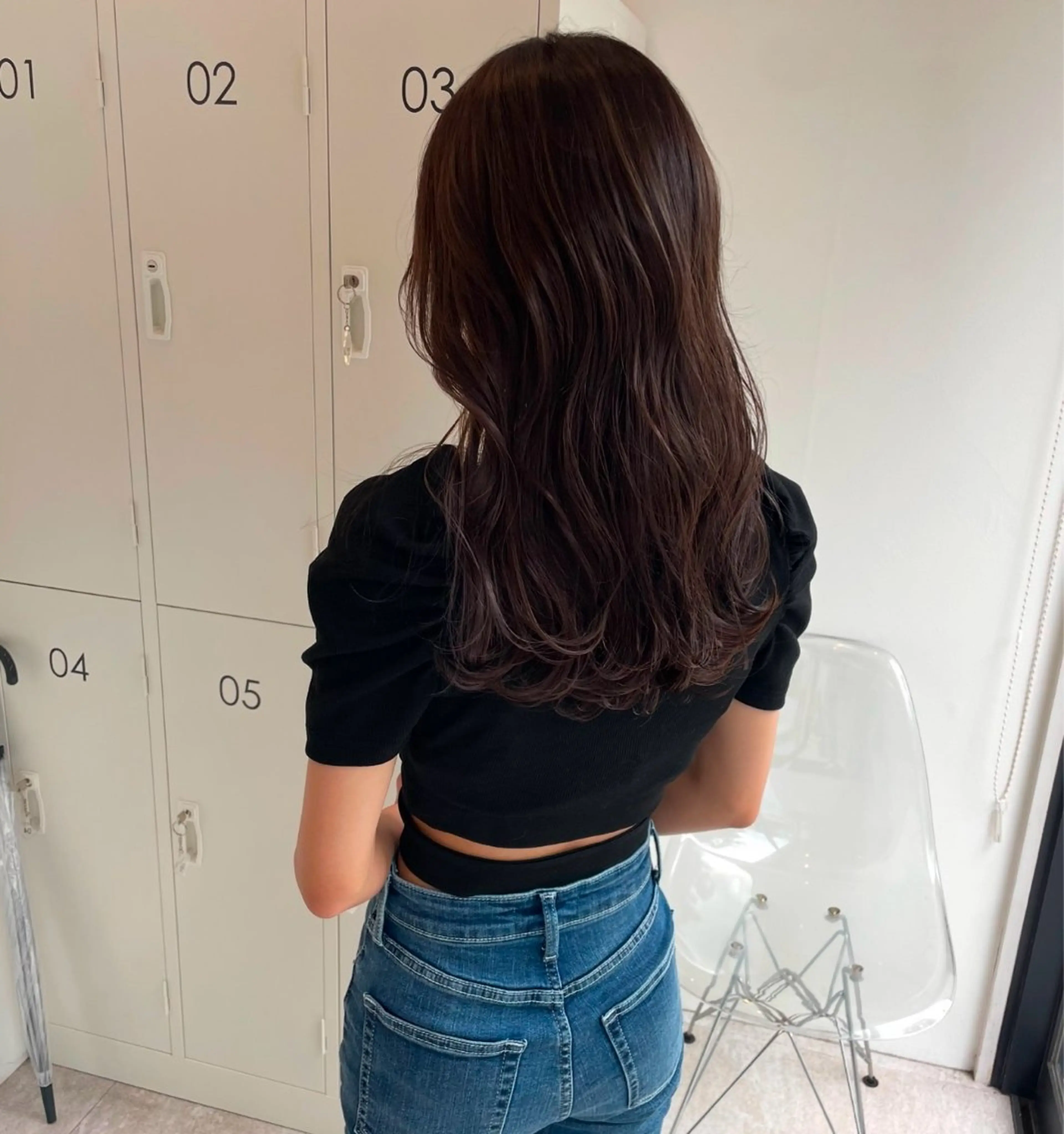 ロング カット ヘアカラー ミウラ サクラコのヘアスタイル