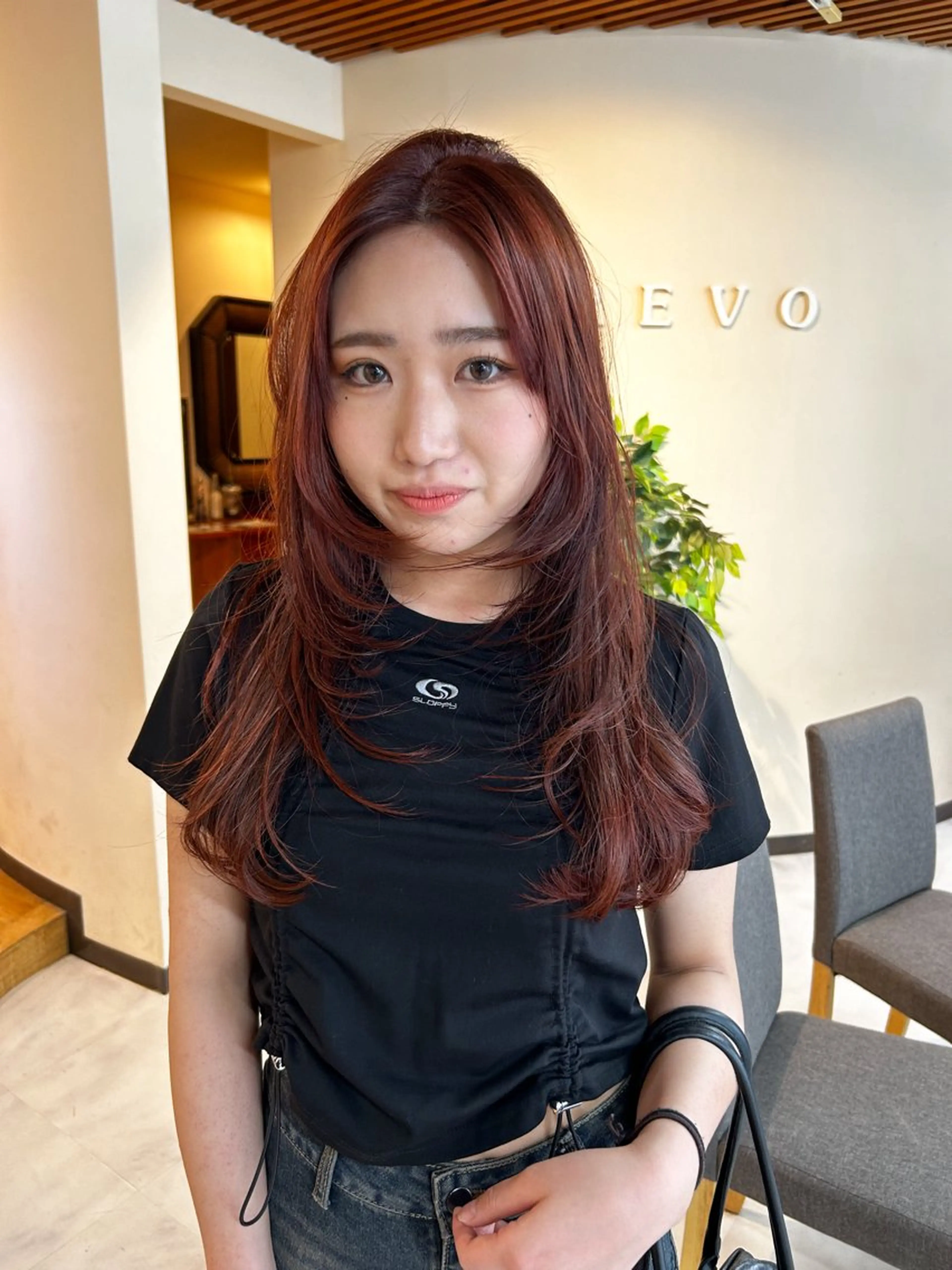 ロング カット ヘアカラー 透明感/レイヤー/ 武士るな🌿‬のヘアスタイル