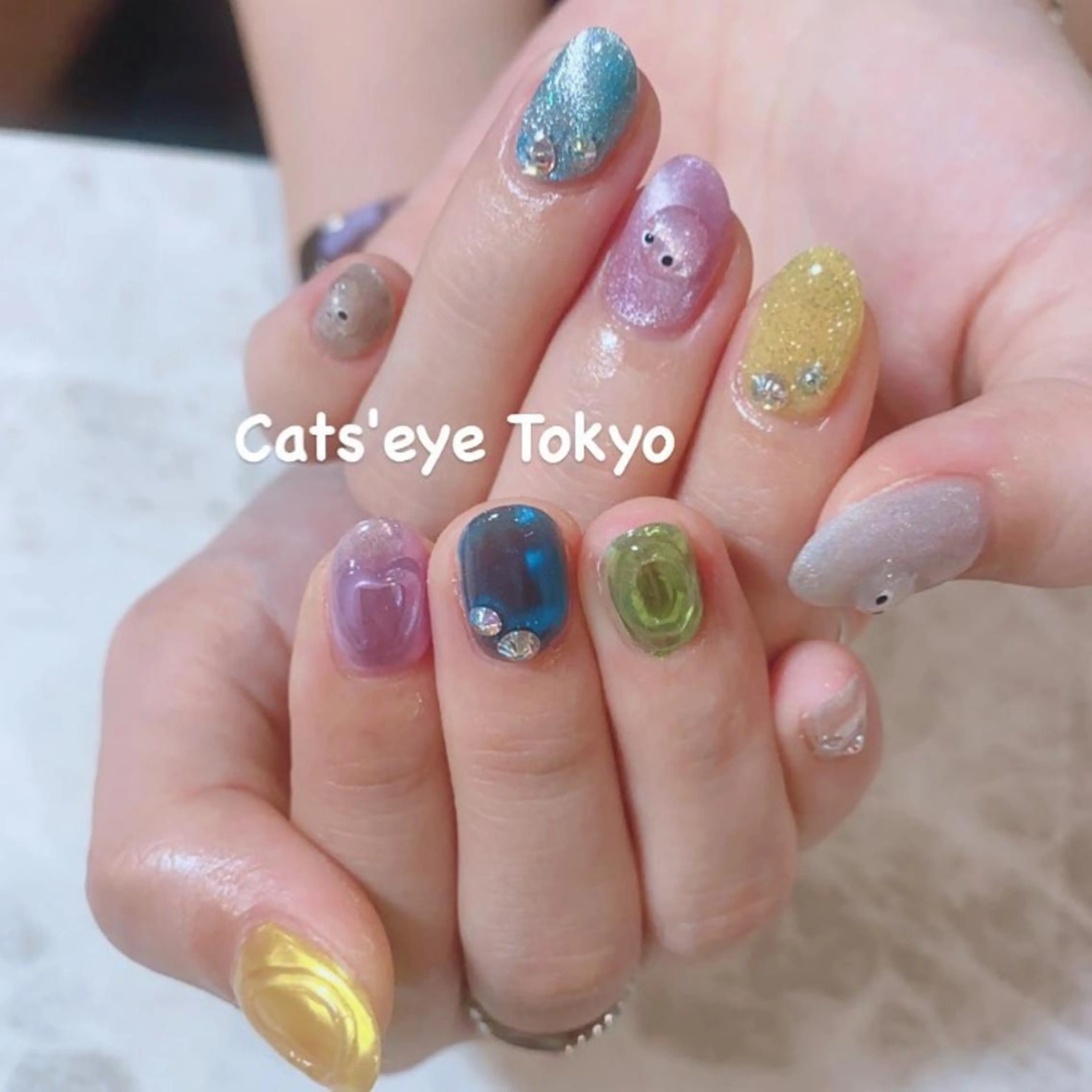 ネイル マツエク・マツパ 持ち込み Cat's eye TOKYO 新宿店のネイルデザイン