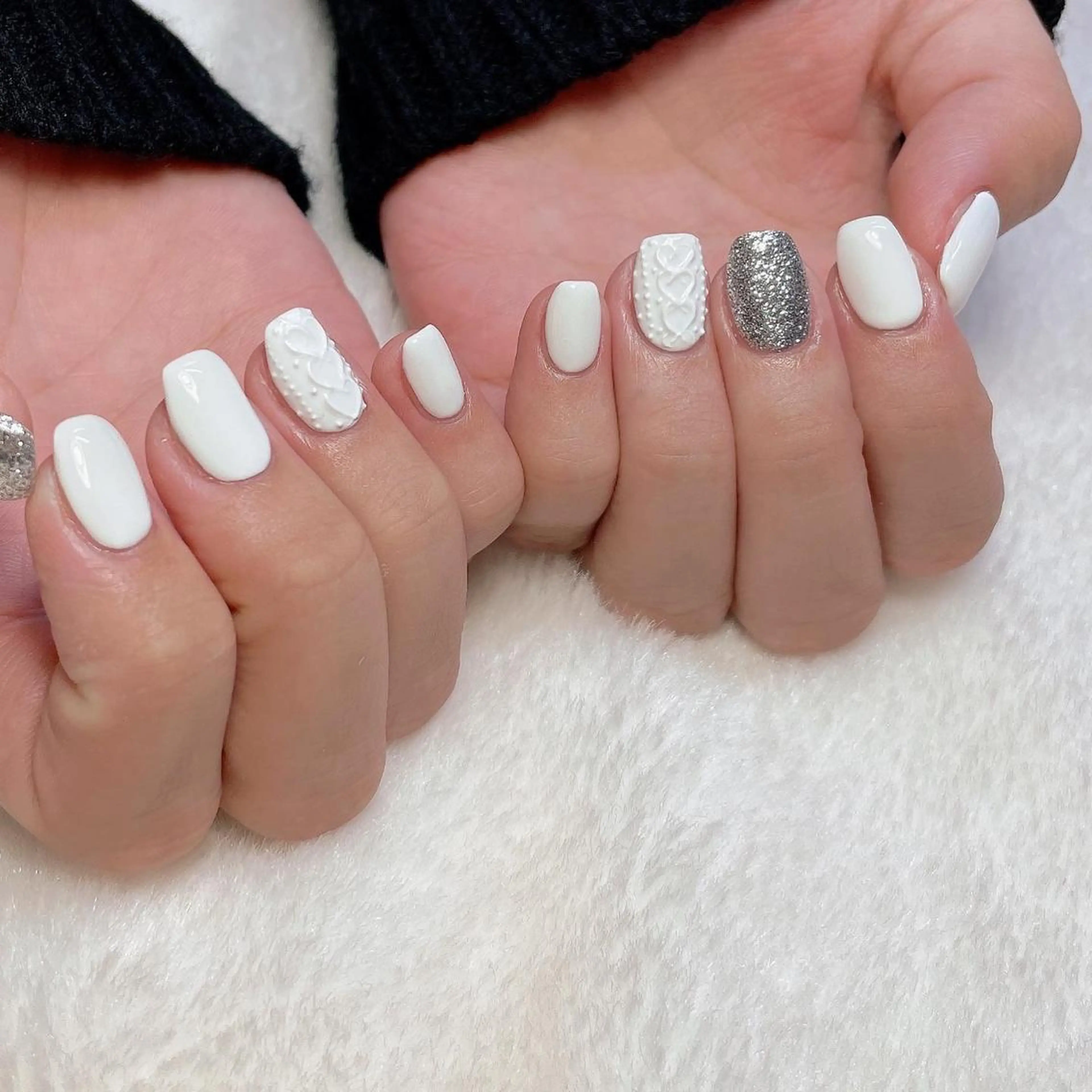 ネイル ハート ハンドネイル kipinail 川﨑えりかのネイルデザイン