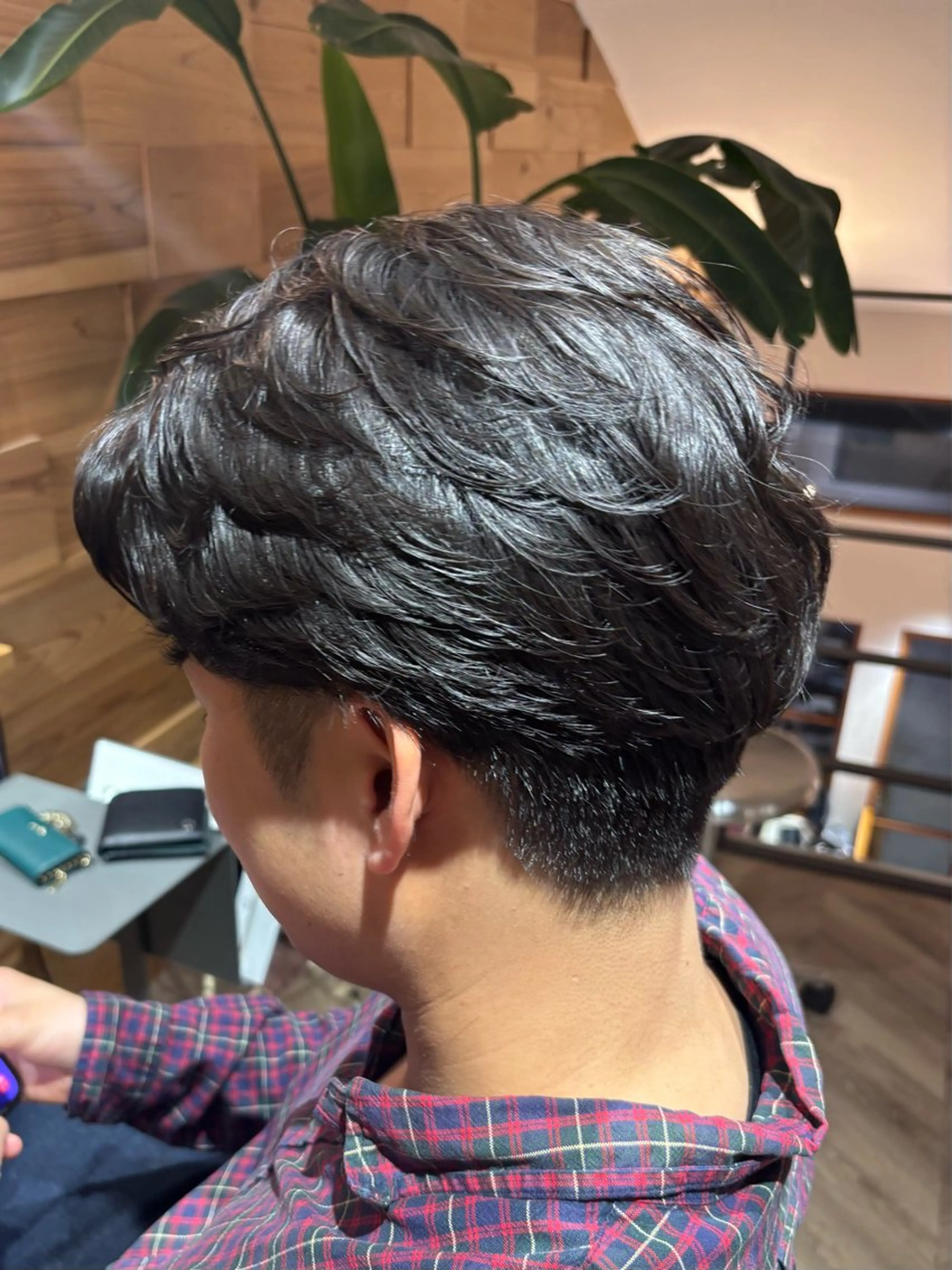 【セットが楽になる】【U24限定】⭐️メンズカット＋パーマ⭐️の写真