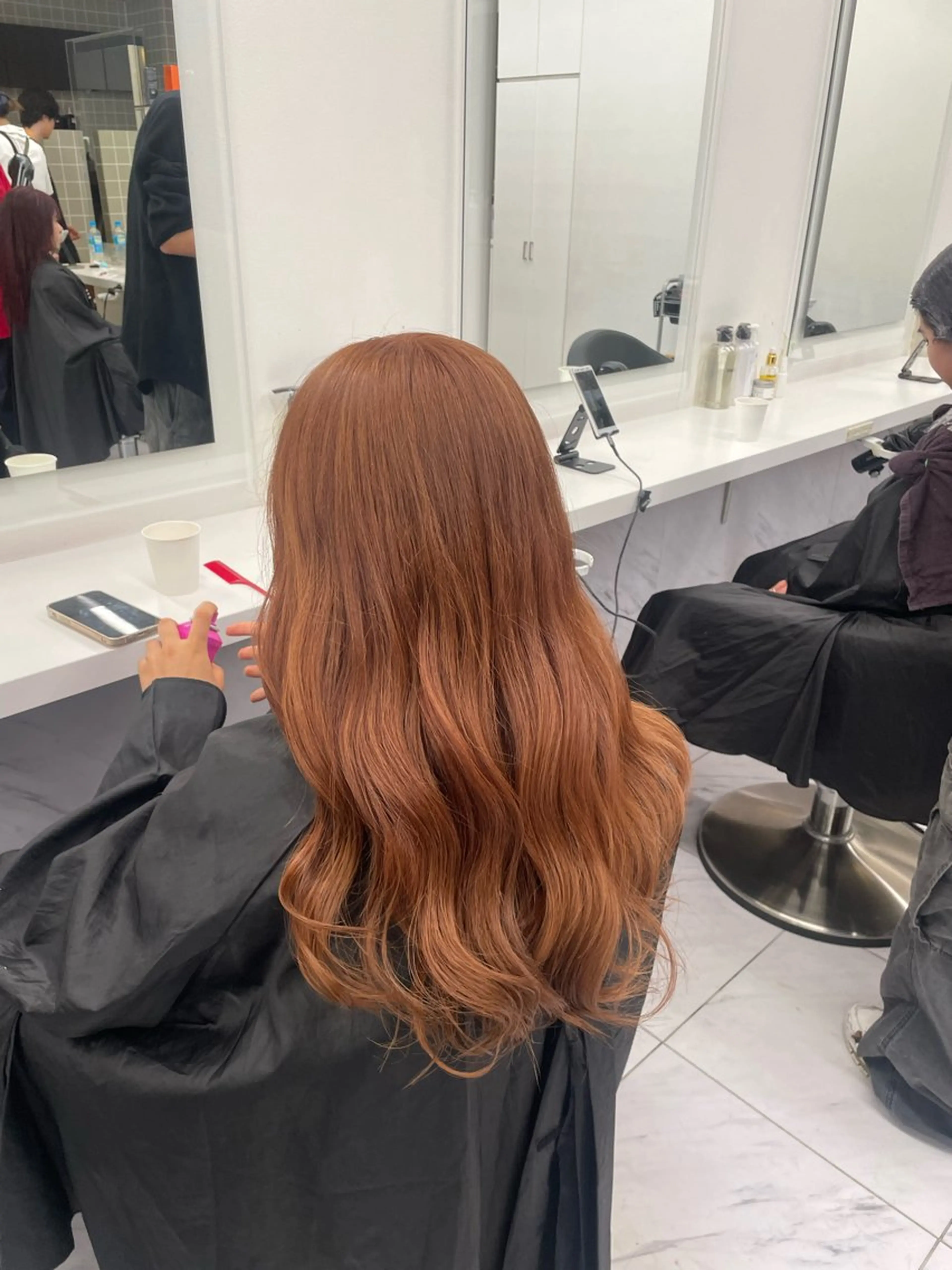 ロング カラー ヘアアレンジ ヘアカラー トリートメント ヘアセット 💗横浜美容室 💗HARUNAのヘアスタイル