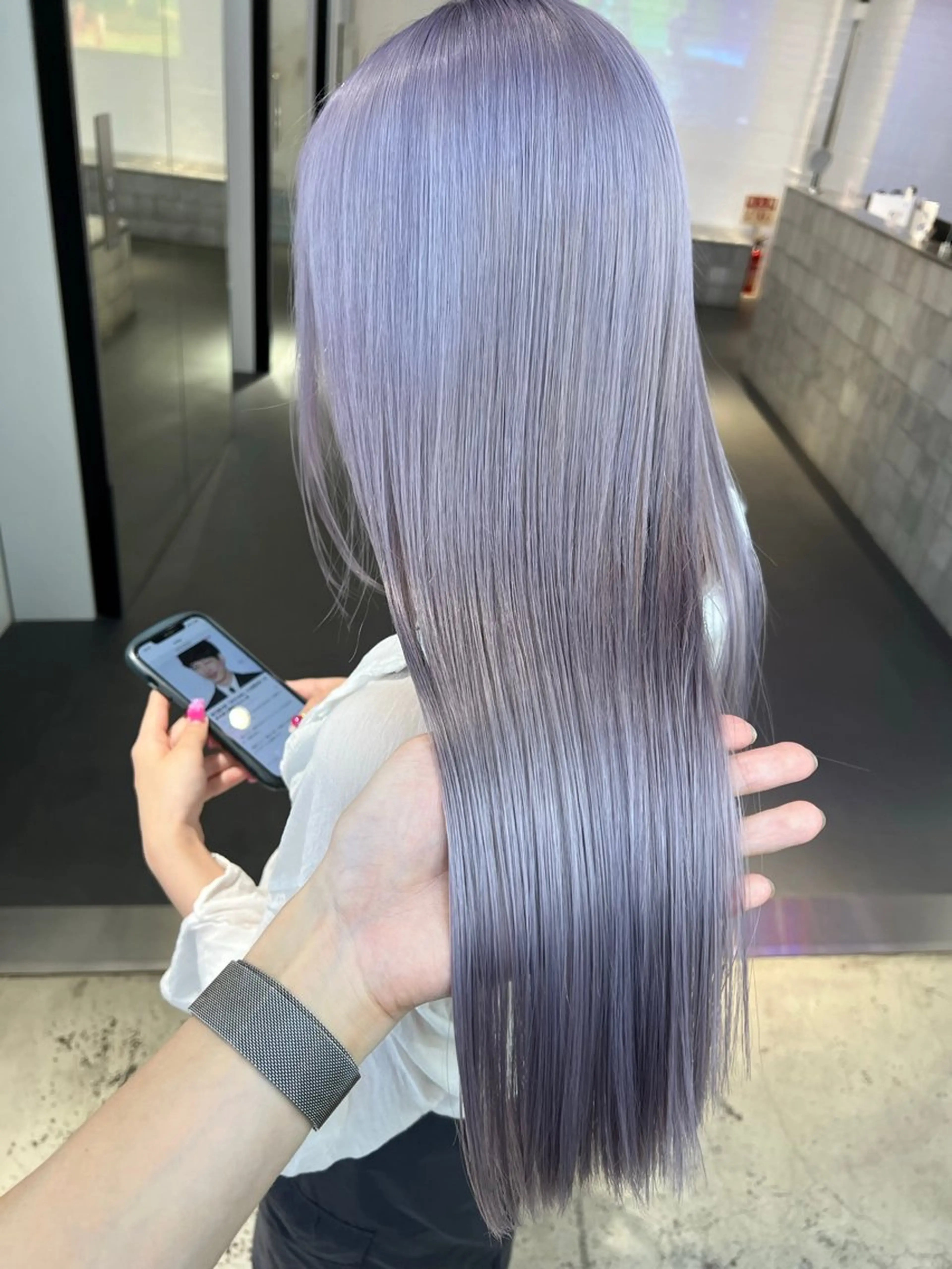 ロング カラー ヘアアレンジ ブリーチ 髪質改善 🍯傷ませないカラー 髪質改善🍯彪雅のヘアスタイル