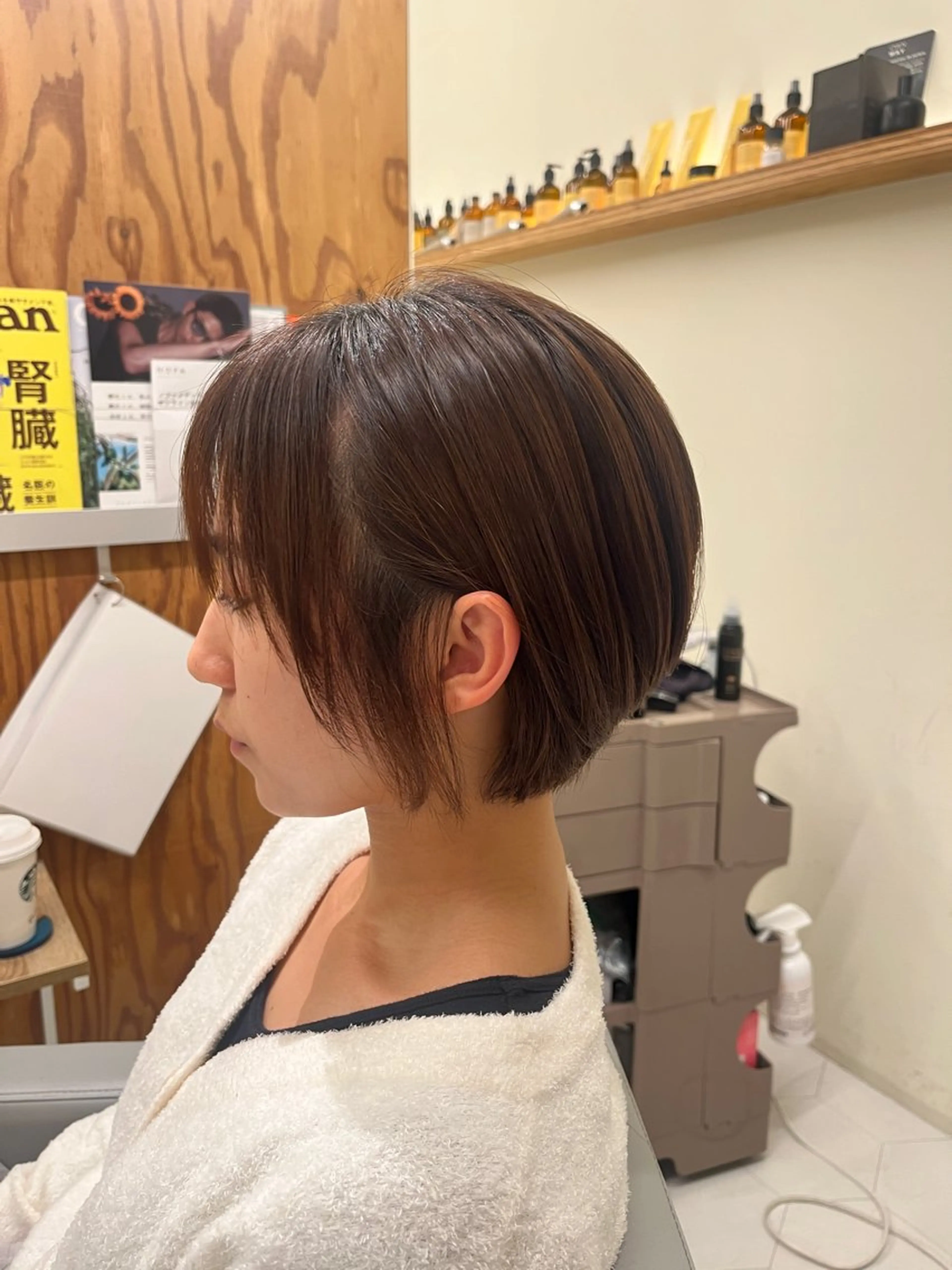 ショート ショートボブ ボブ ショートヘア カット 髪質改善/縮毛矯正 艶髪🔥高杉のヘアスタイル