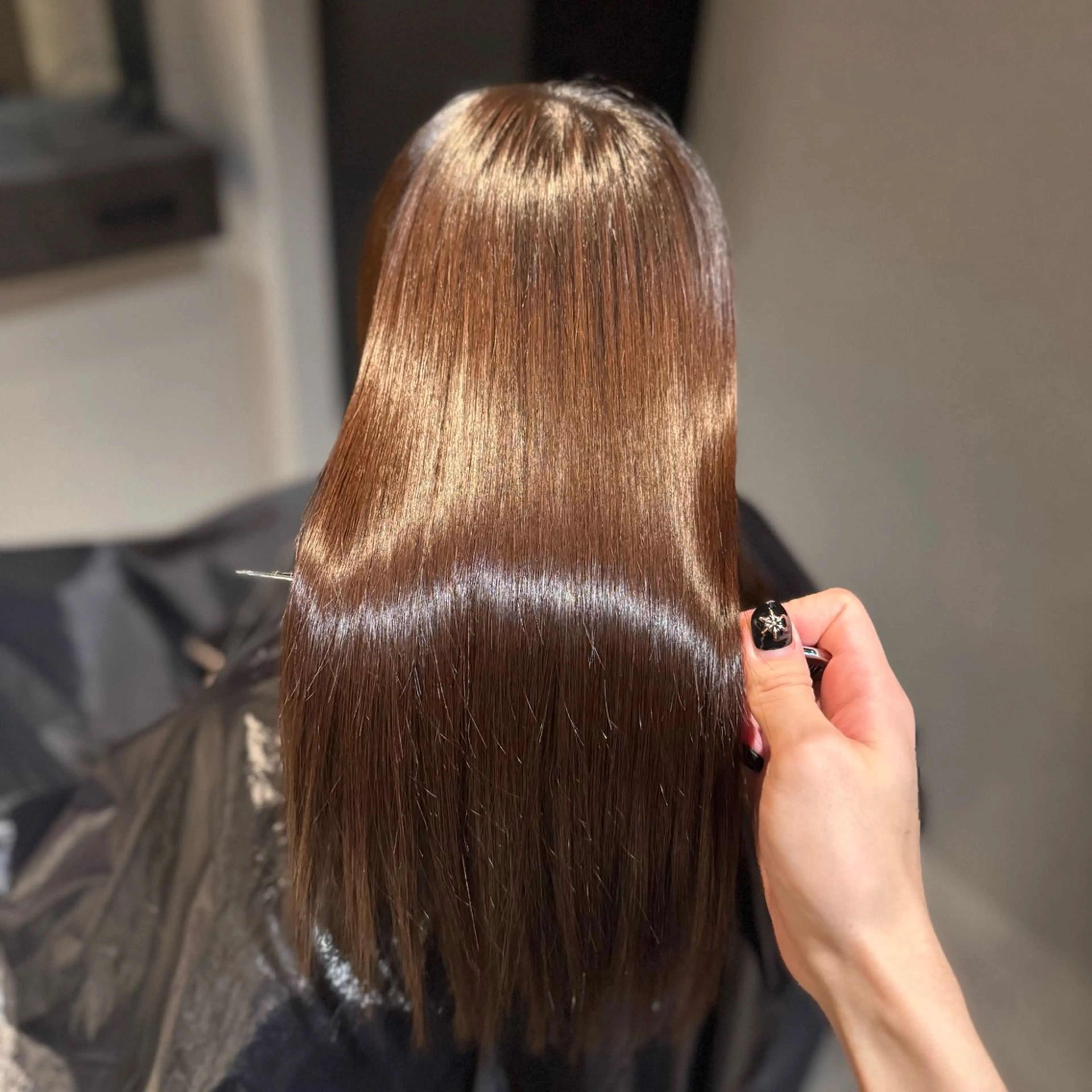 ロング パーマ 髪質改善 韓国風ヘア 縮毛矯正 トリートメント カット トリートメント ブリーチなし I 髪質改善Ⅰたつやのヘアスタイル