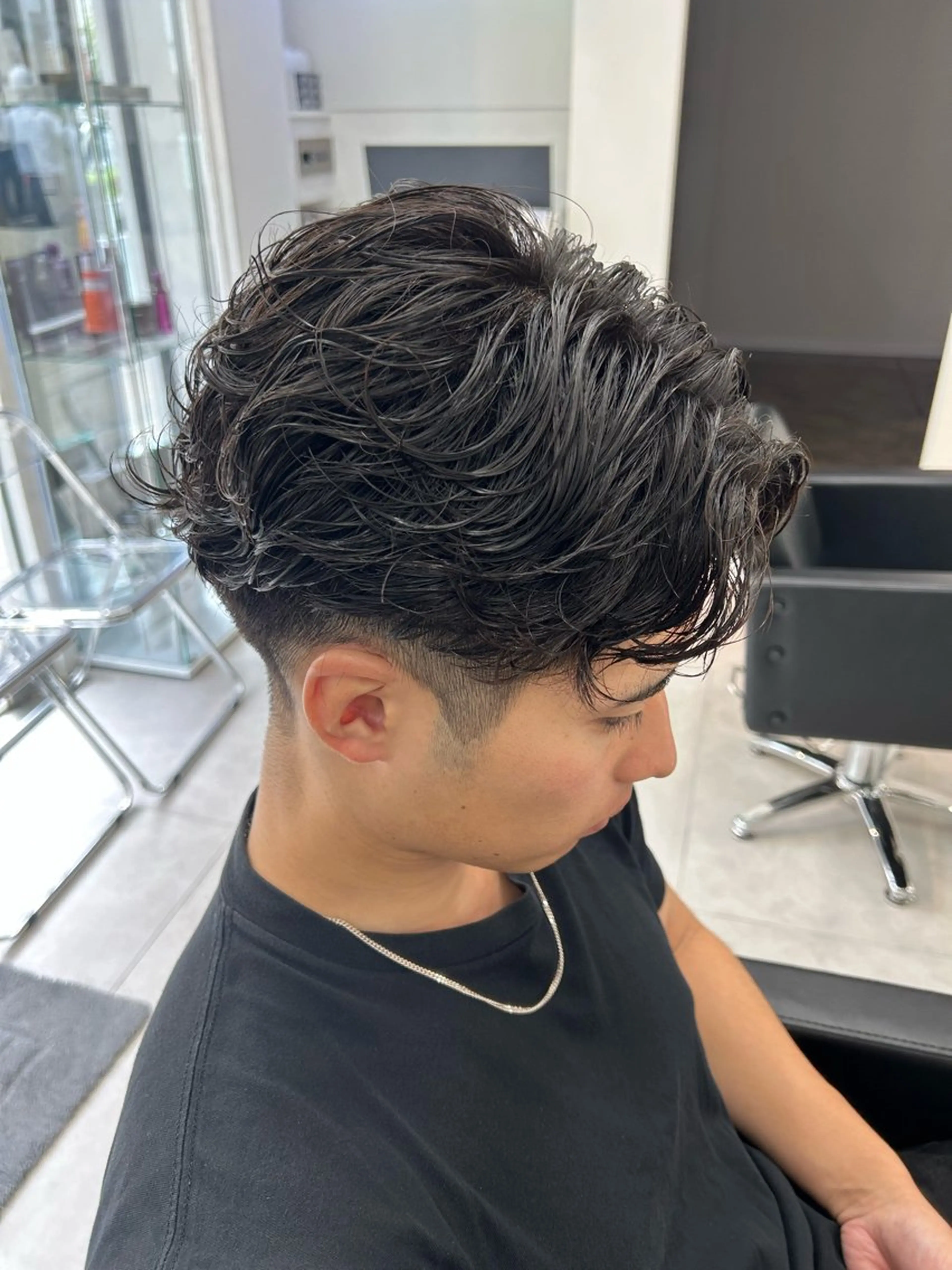 【人気men's permコース🦖⋆͛】カット+各種パーマの写真