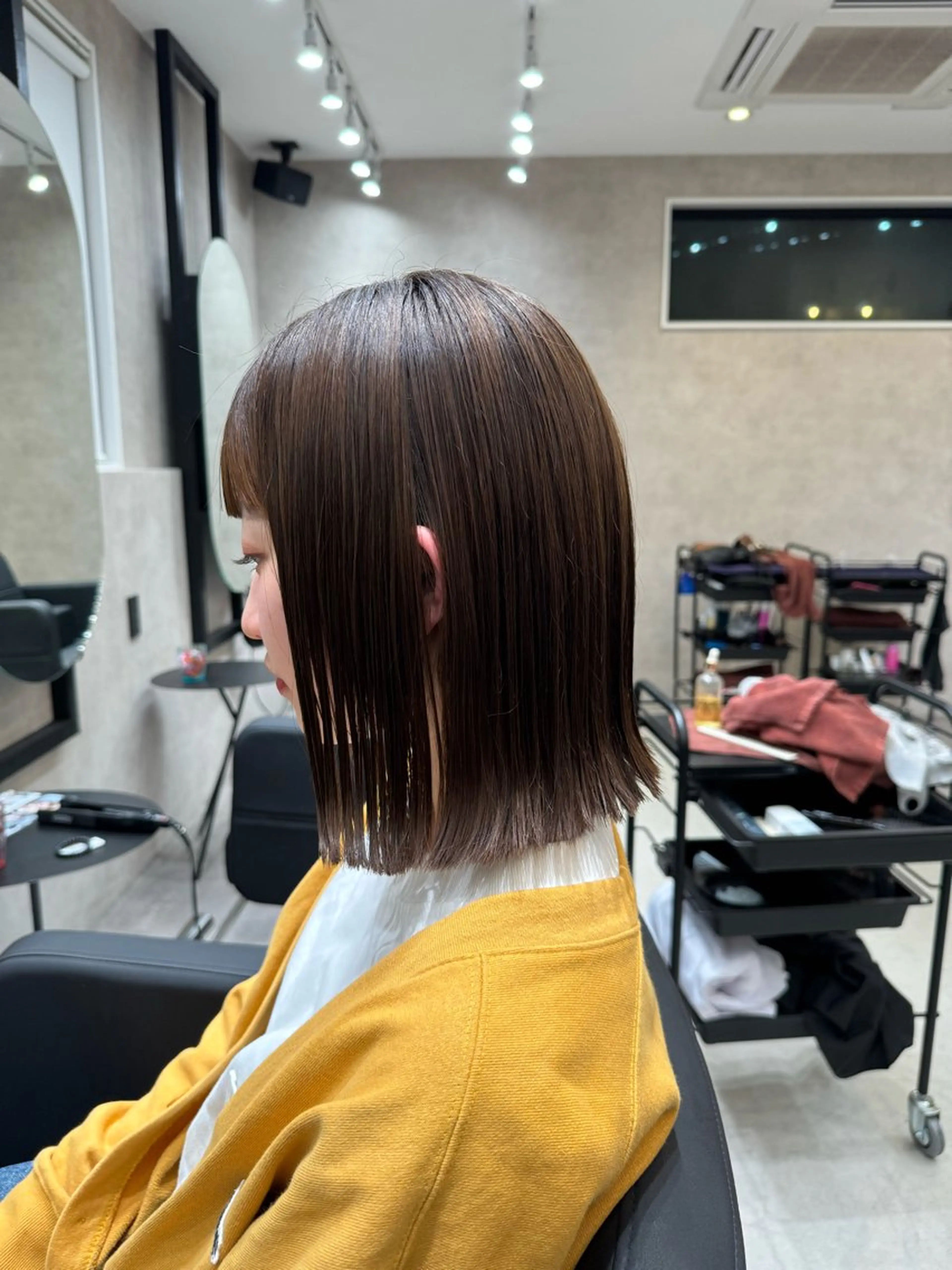 ミディアム 森本峻介 ボブ/透明感カラーのヘアスタイル