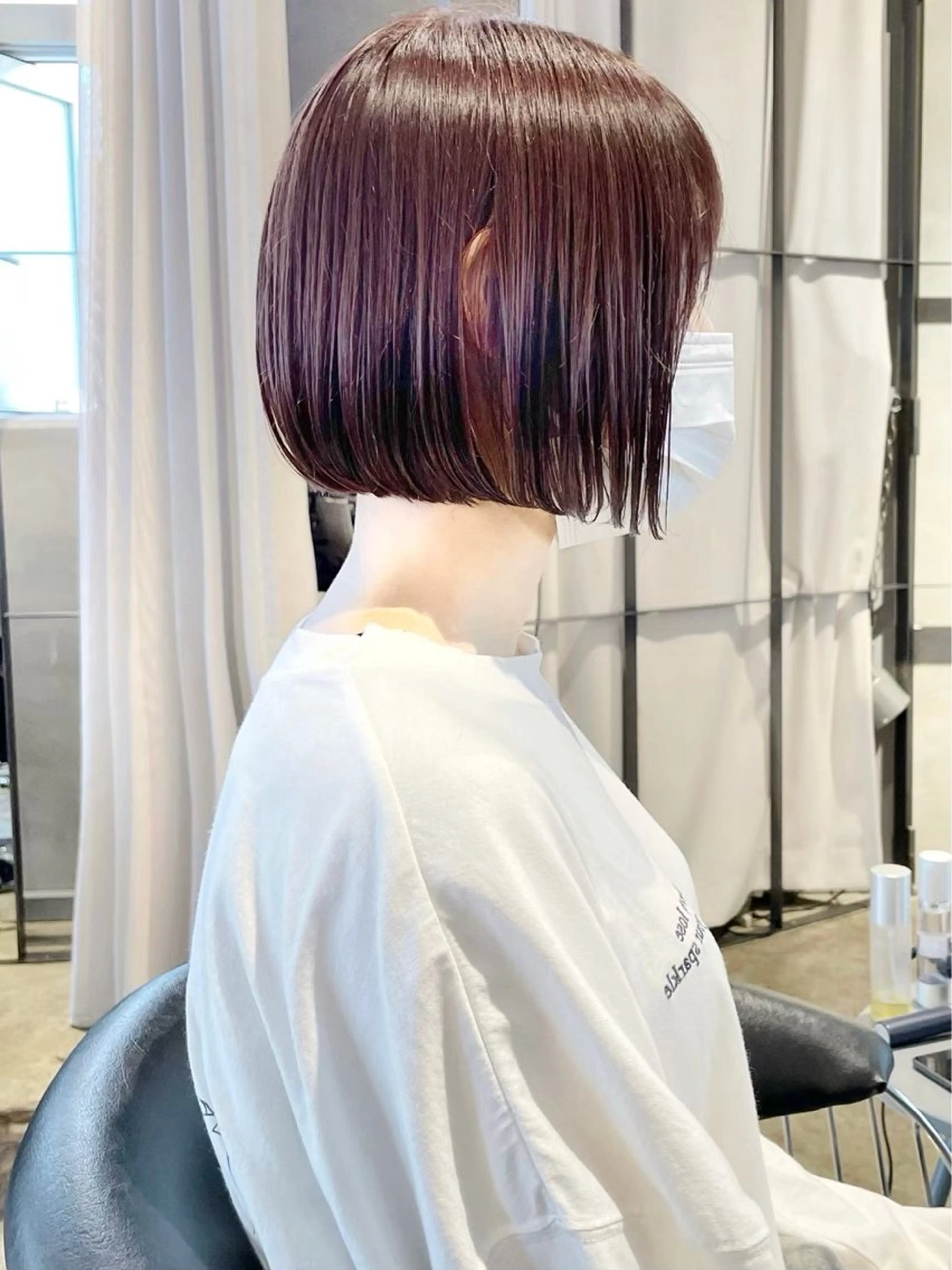 カラー ヘアカラー トリートメント ami 艶カラー🫧ྀིのヘアスタイル