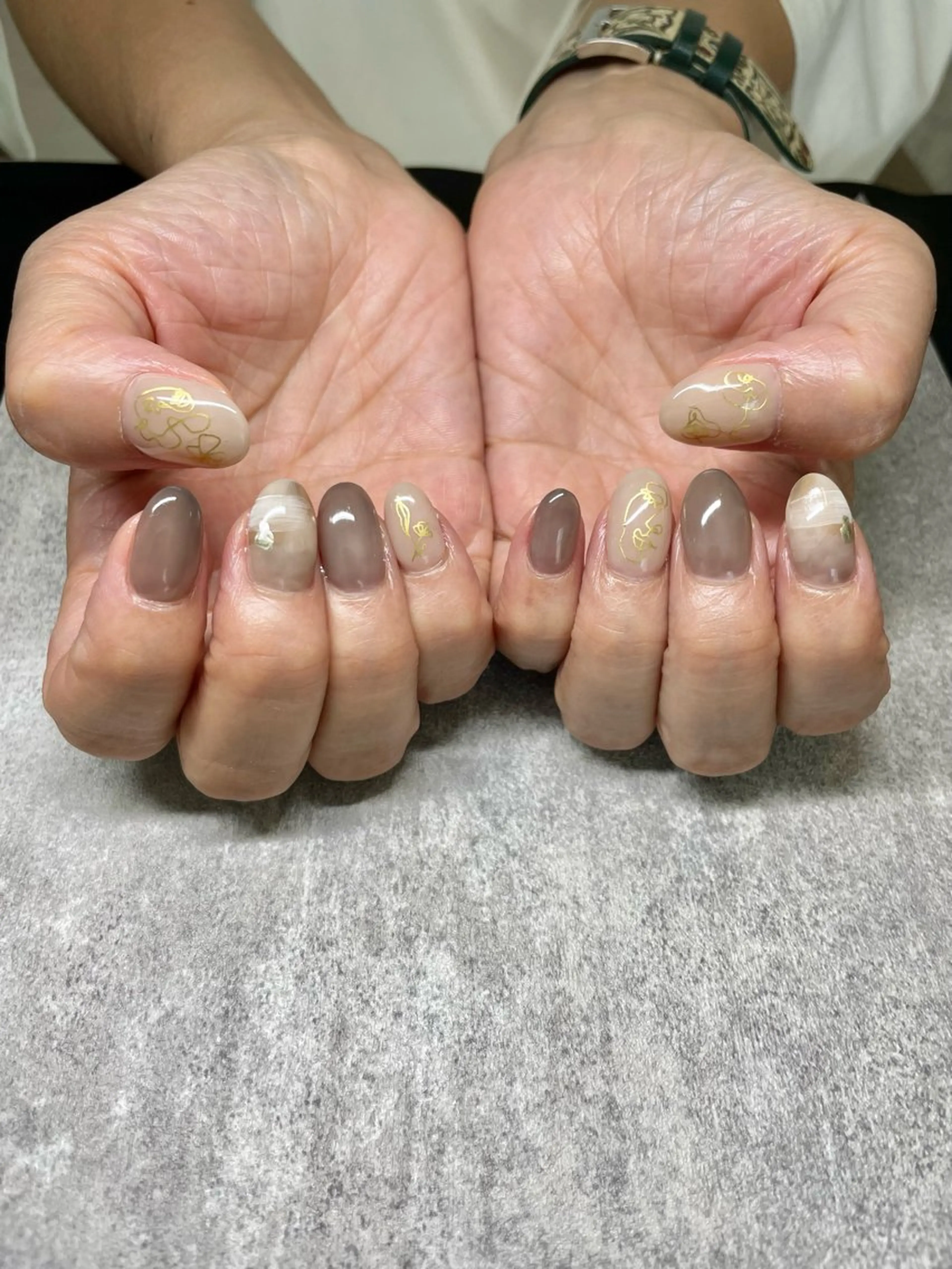 ネイル フットネイル ジェルネイル マグネットネイル ミラーネイル ニュアンスネイル ハンドネイル amati_nail TAKAKOのネイルデザイン
