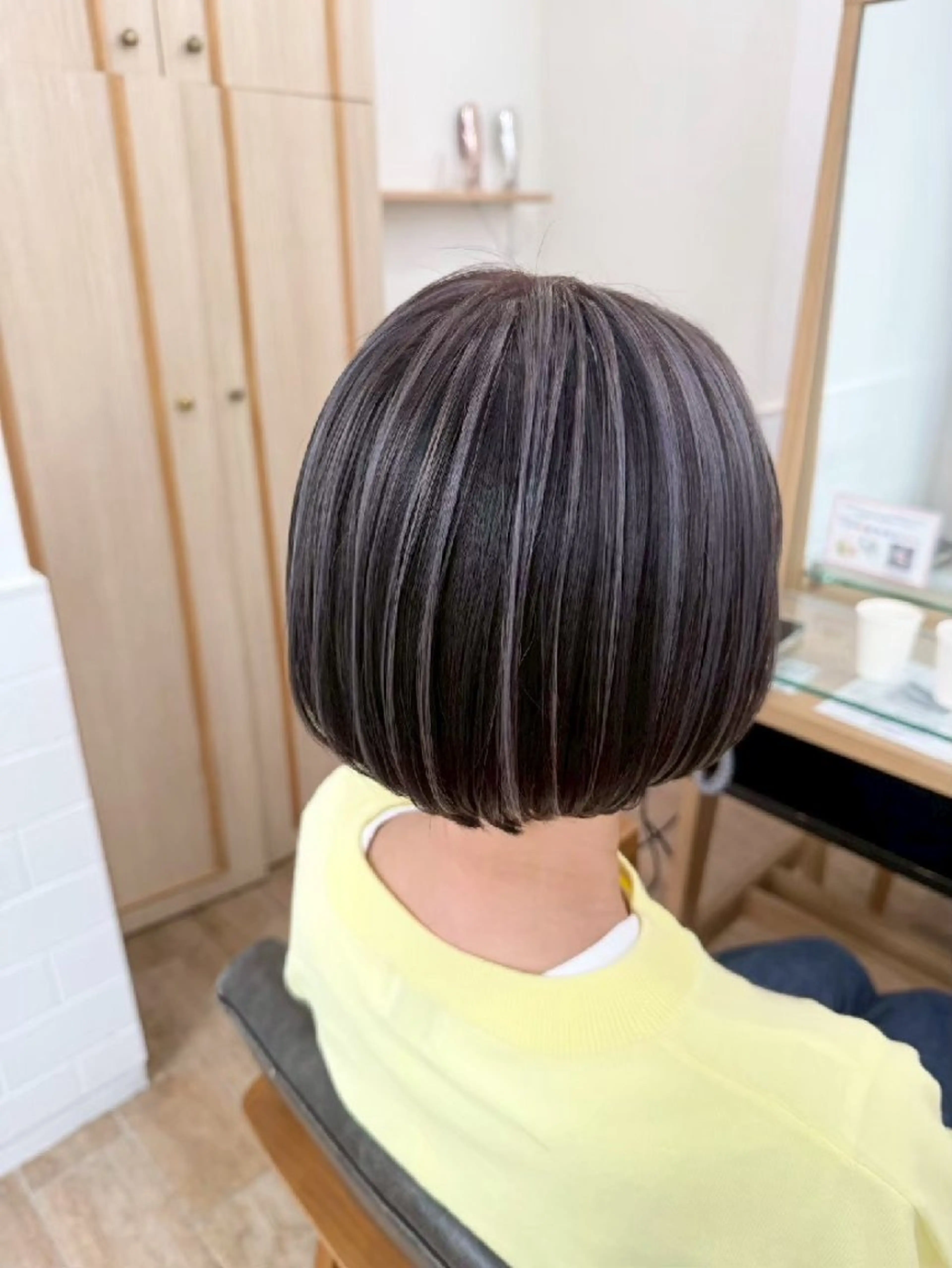 カラー 韓国風ヘアカラー🩵 Rimina💜🪽のヘアスタイル