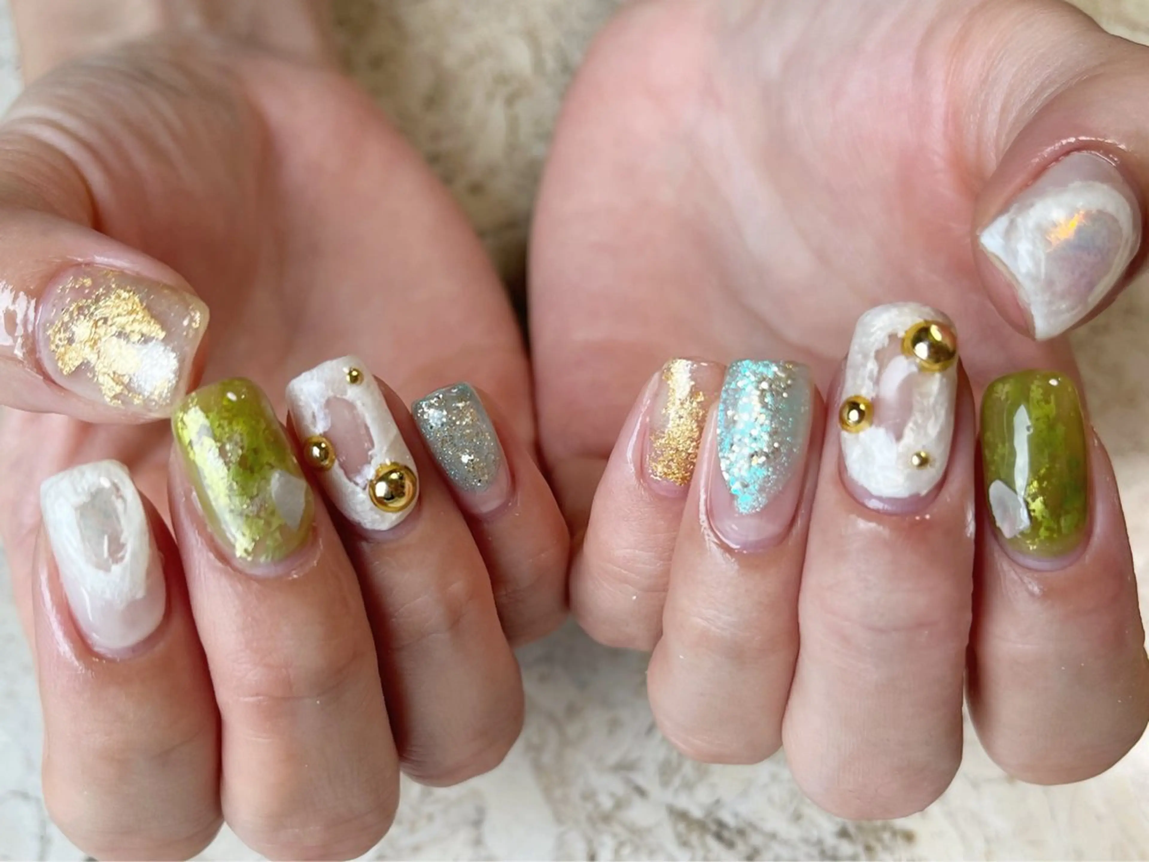 ネイル ハンドネイル フットネイル mieux IZUMiのネイルデザイン