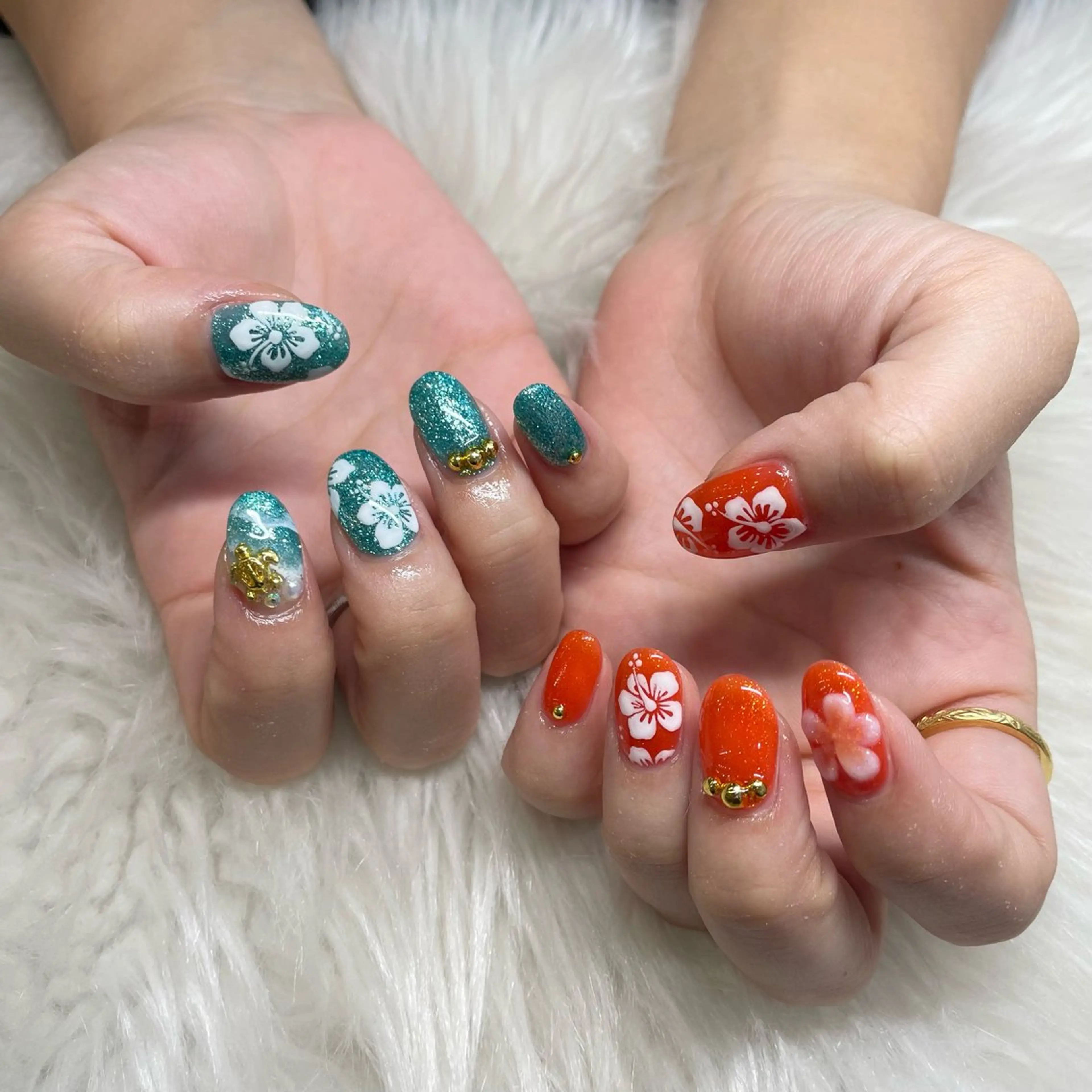 ネイル アートネイル ストーンネイル シュガープラム TAMURAのネイルデザイン