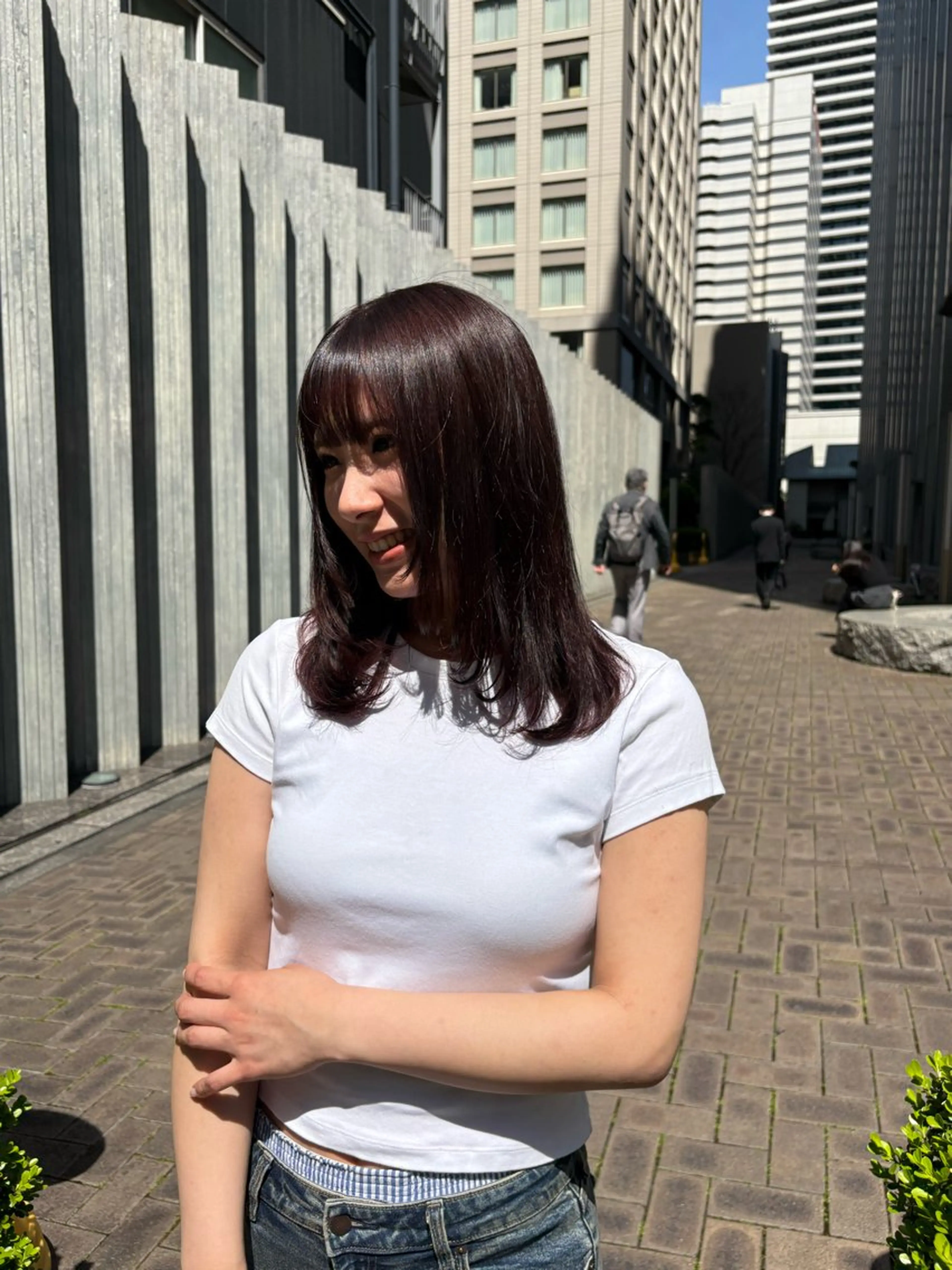 カラー モデル募集中/西梅田 かえで🎀のヘアスタイル