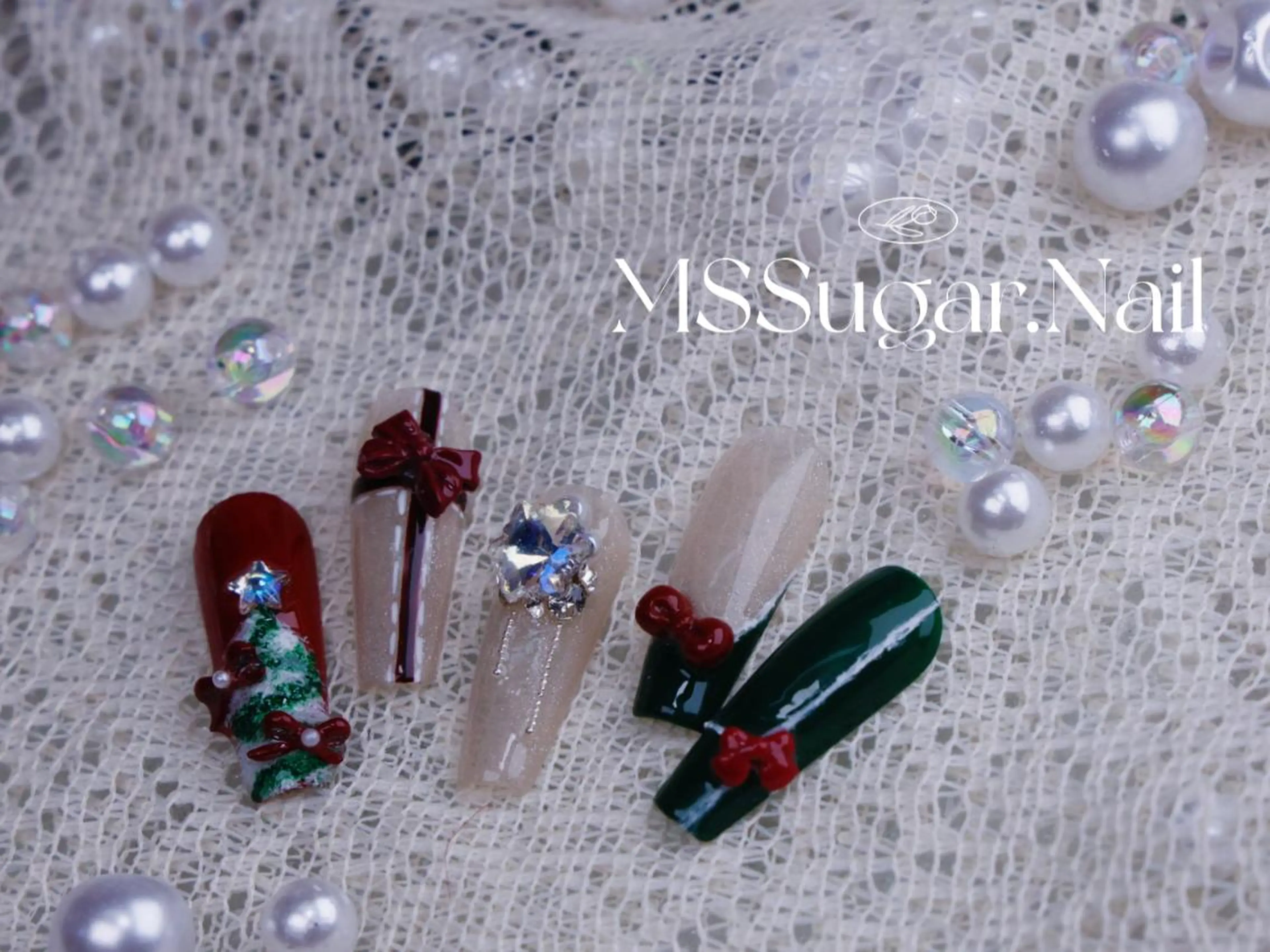 ネイル ハロウィン ロングネイル マグネットネイル スカルプネイル ネイルチップ ハンドネイル MSSugar Nailのネイルデザイン