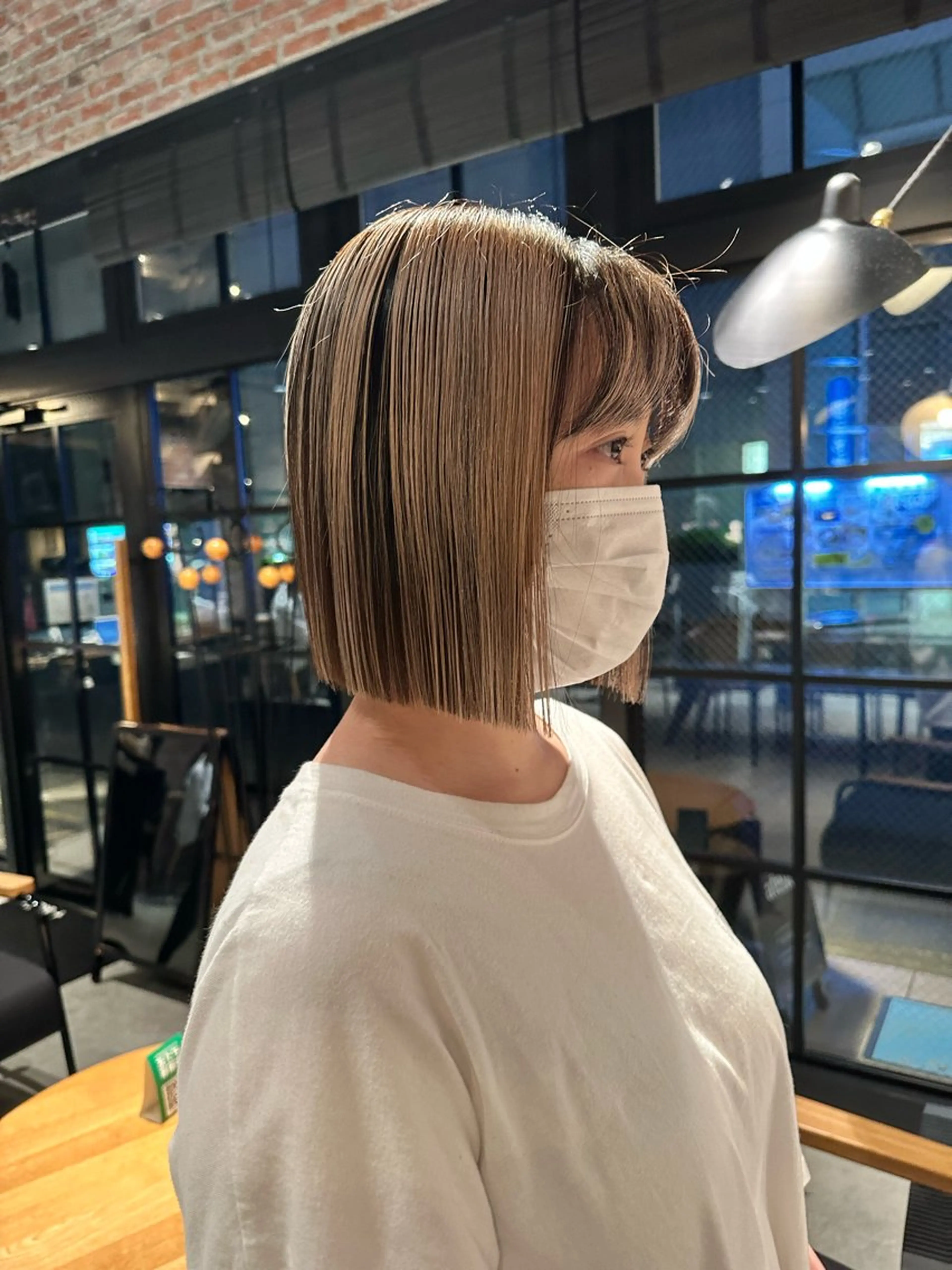 ショート ボブ 藤田 明輝のヘアスタイル