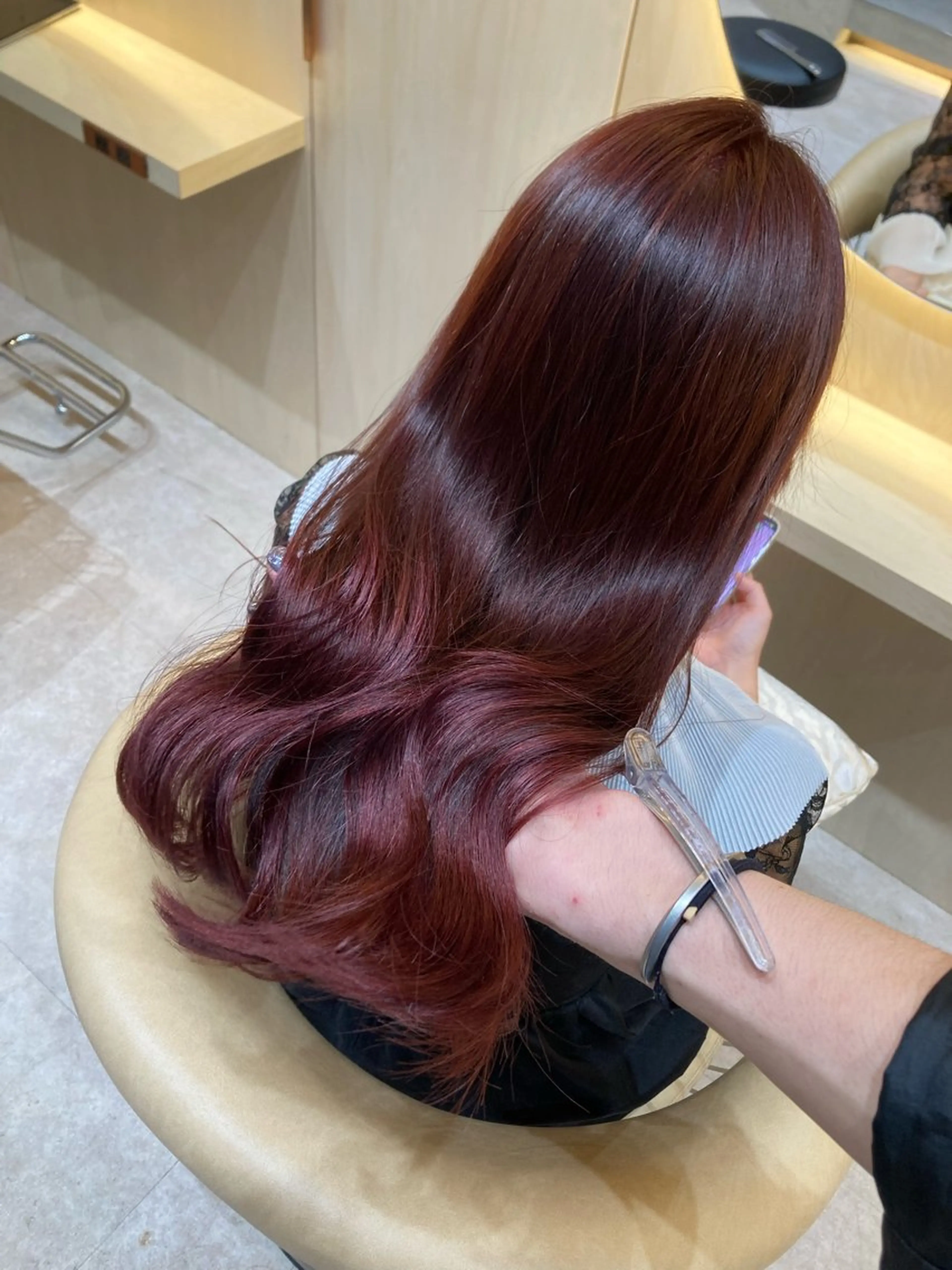 ロング ヘアカラー トリートメント 🩵縮毛矯正・ボブ 岩原朋也🩵のヘアスタイル