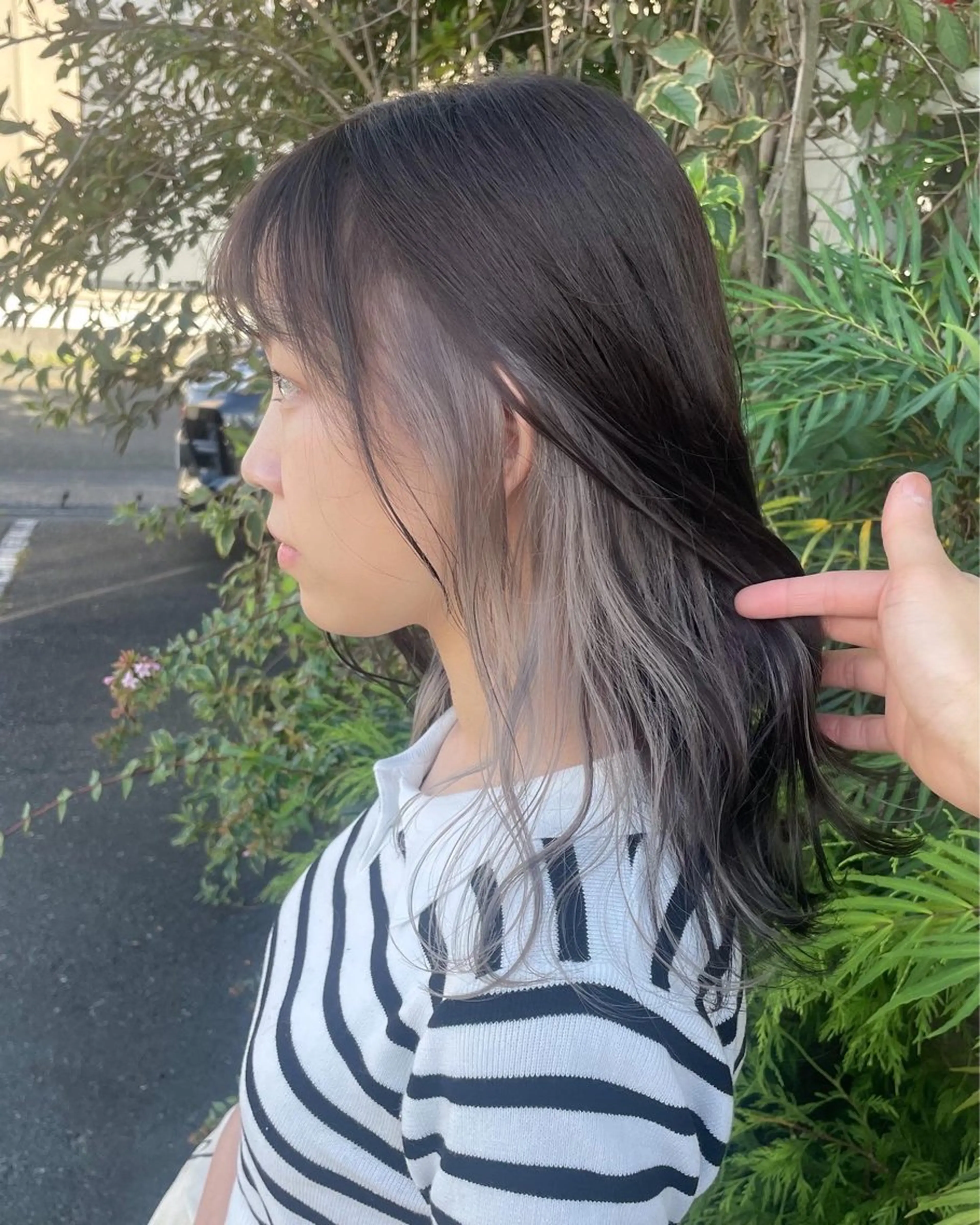 セミロング カラー 朝倉 海斗のヘアスタイル