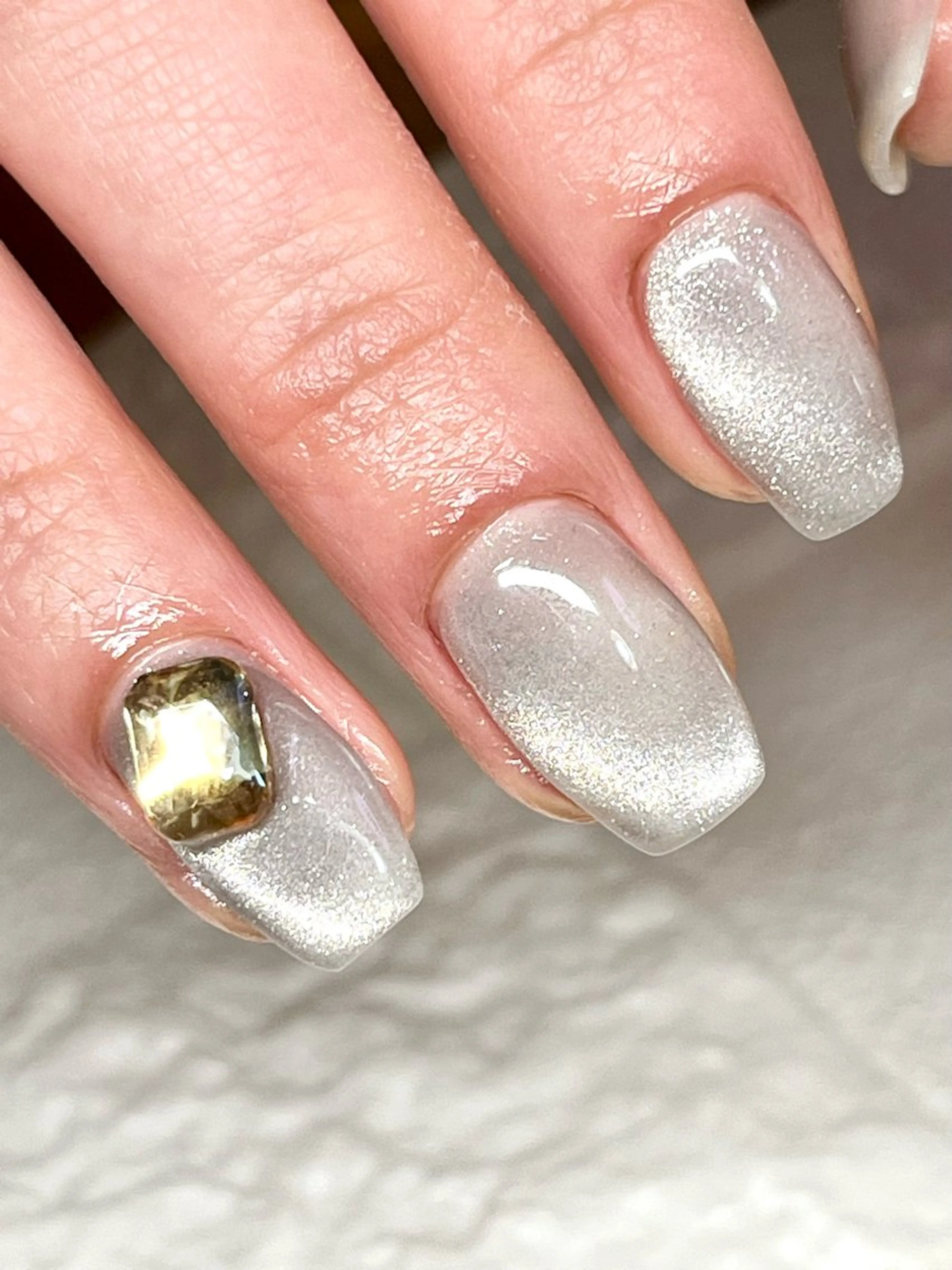 ネイル マグネットネイル ハンドネイル まり りぃ〜んのネイルデザイン