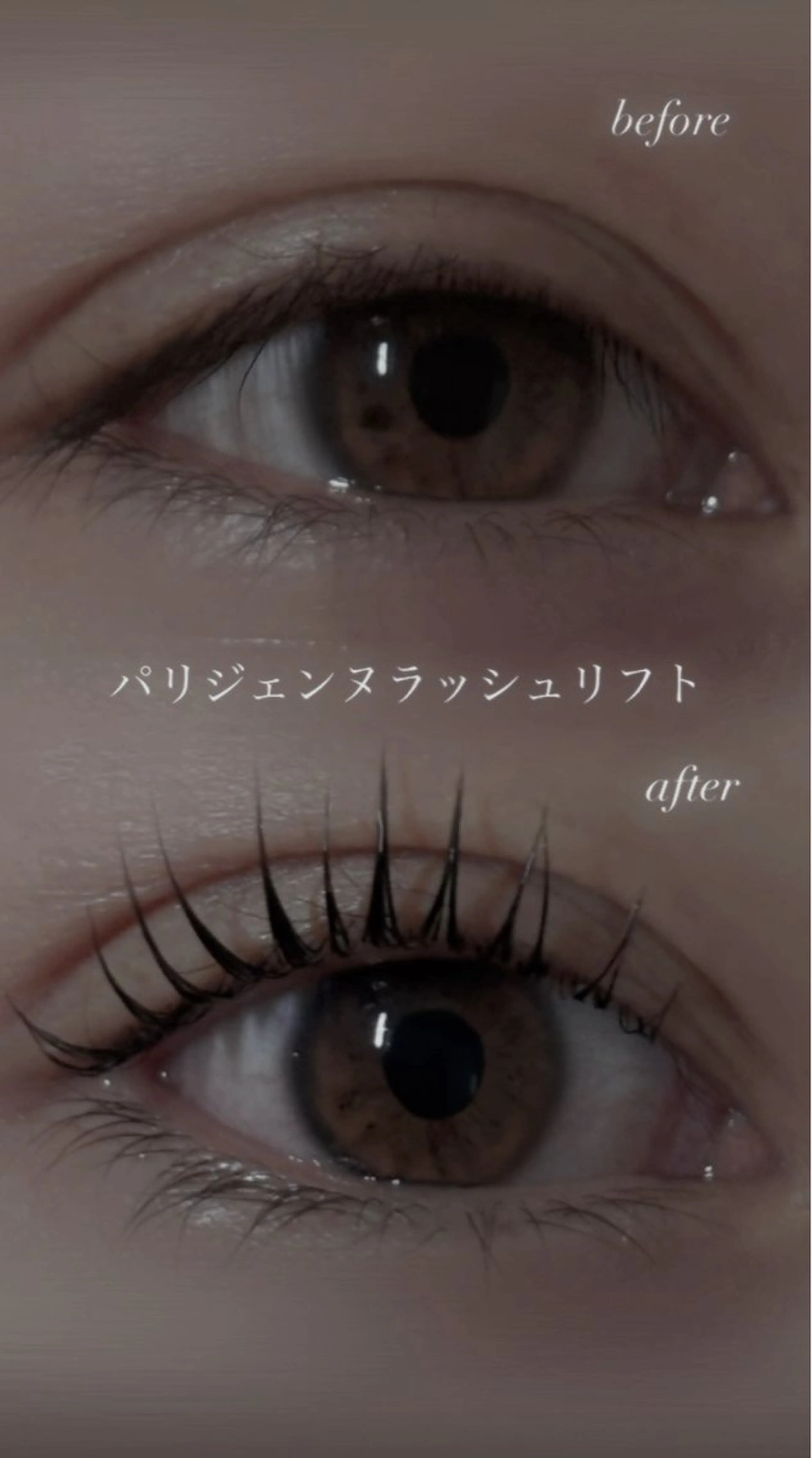 マツエク・マツパ パリジェンヌラッシュリフト 仲尾 奏音のマツエク・マツパデザイン