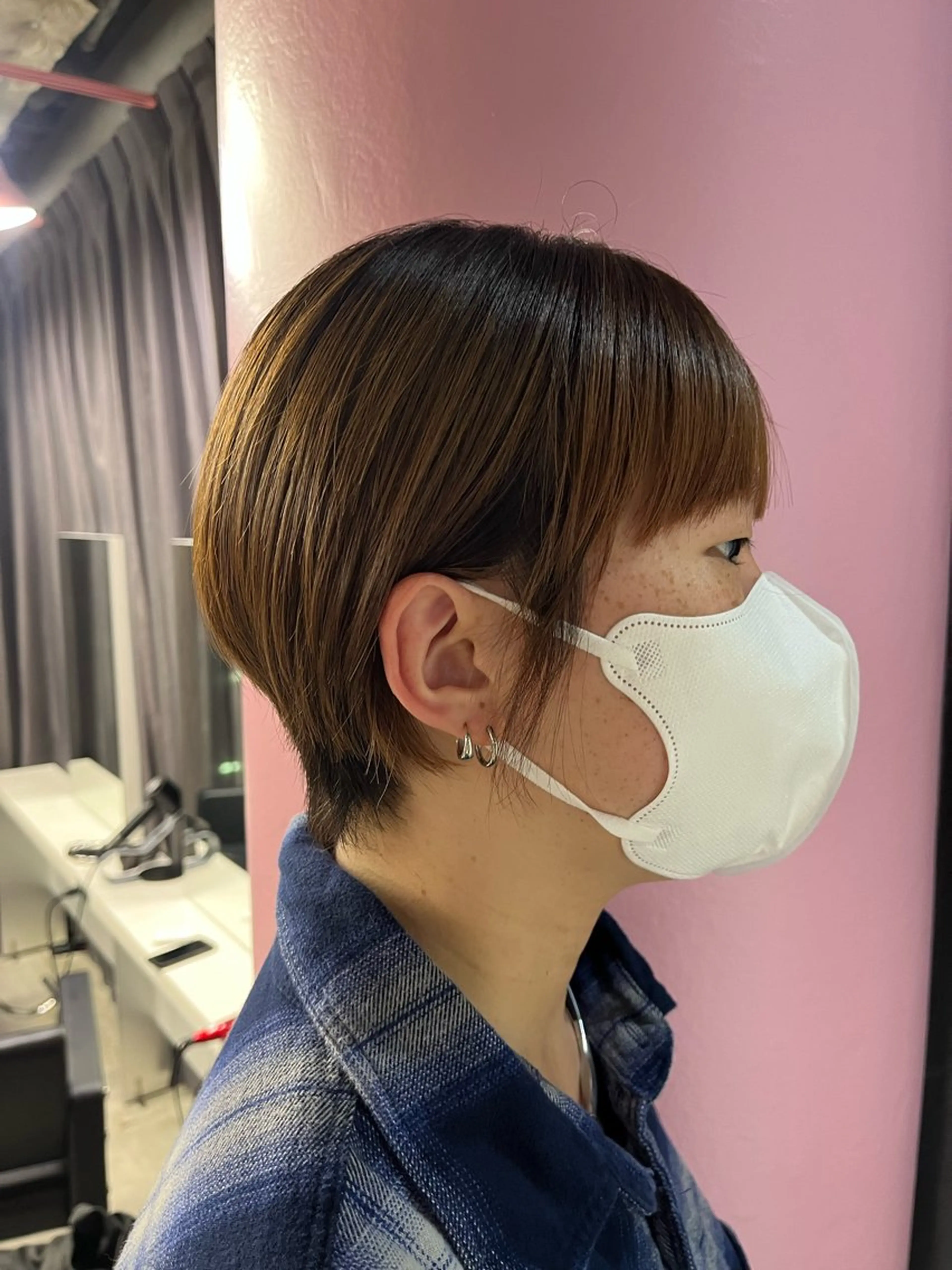 ショート ショートヘア ｊｏｕｅｒｍ所属・透明感/グレージュ /韓国レイヤー🪽のヘアスタイル