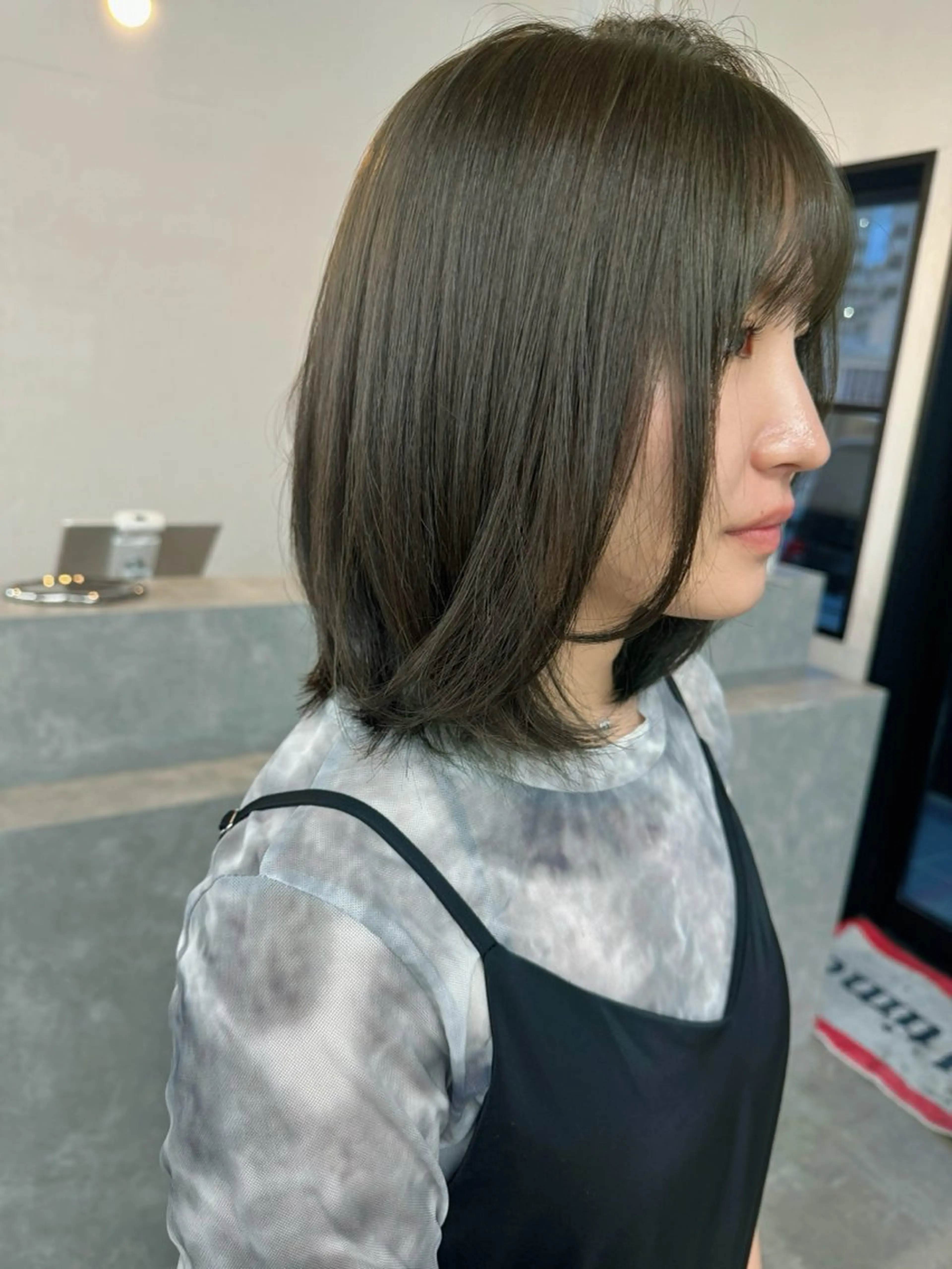 ミディアム ヘアカラー トリートメント miloc🫧 MOMOYOのヘアスタイル